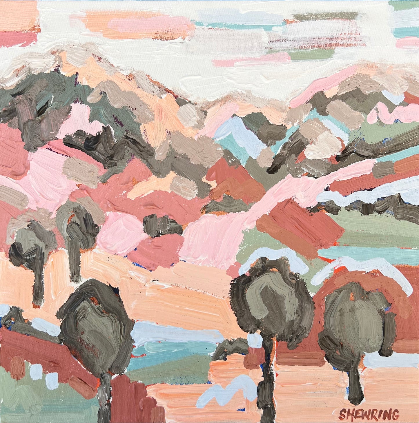 Nature Of Love 33x33cm FRAMED ***SOLD at JUMBLED Online