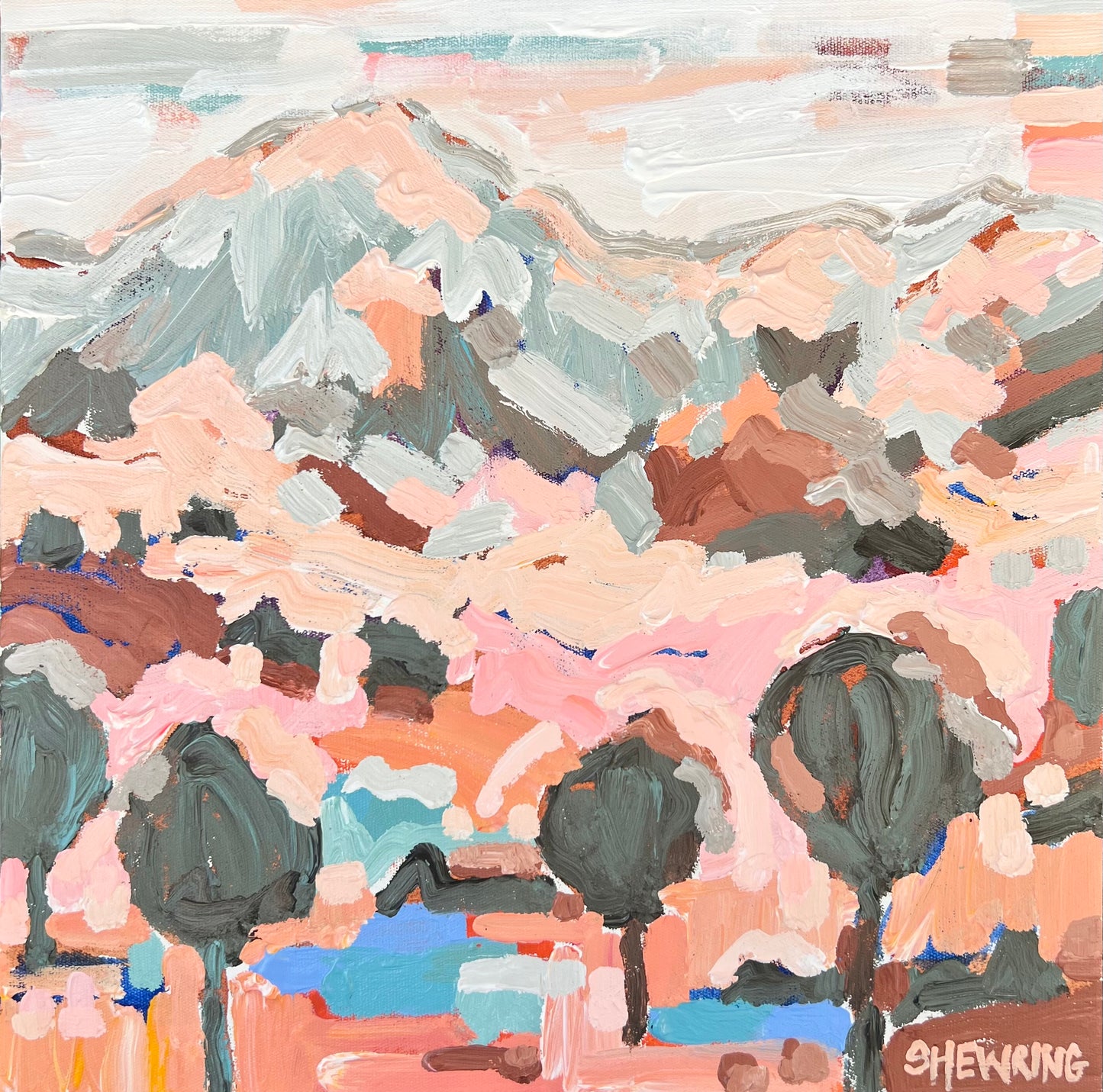 Tranquility 33x33cm FRAMED ***exclusively sold at JUMBLED Online