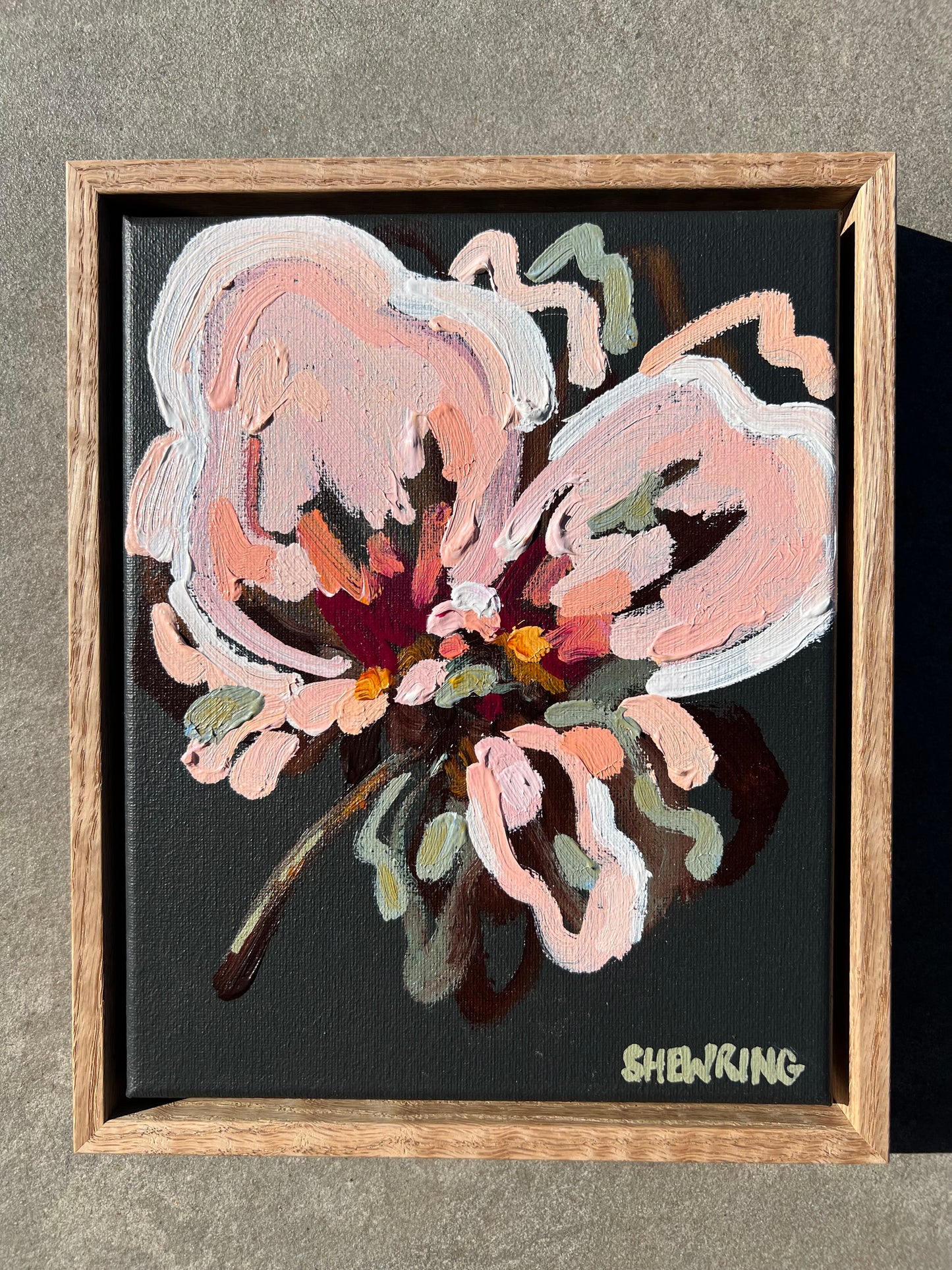 Petals Of Love (III) 28x23cm FRAMED SOLD