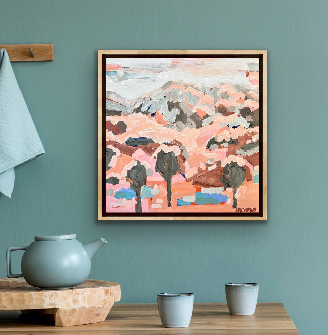 Serenity 33x33cm FRAMED ***SOLD exclusively at JUMBLED Online