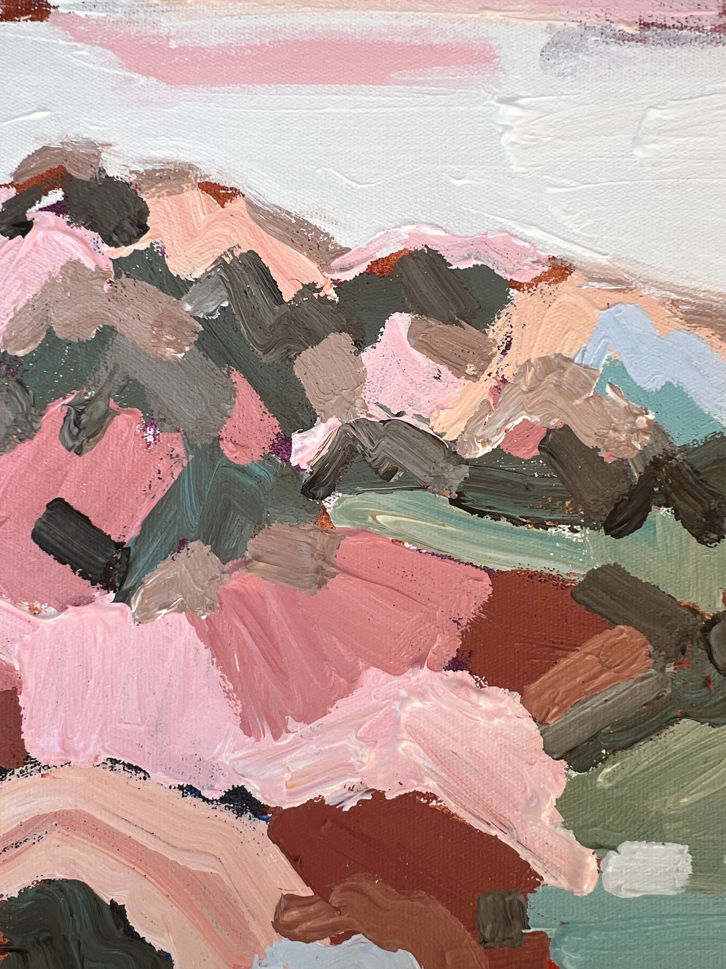 Countryside High 33x33cm FRAMED ***SOLD exclusively at JUMBLED Online