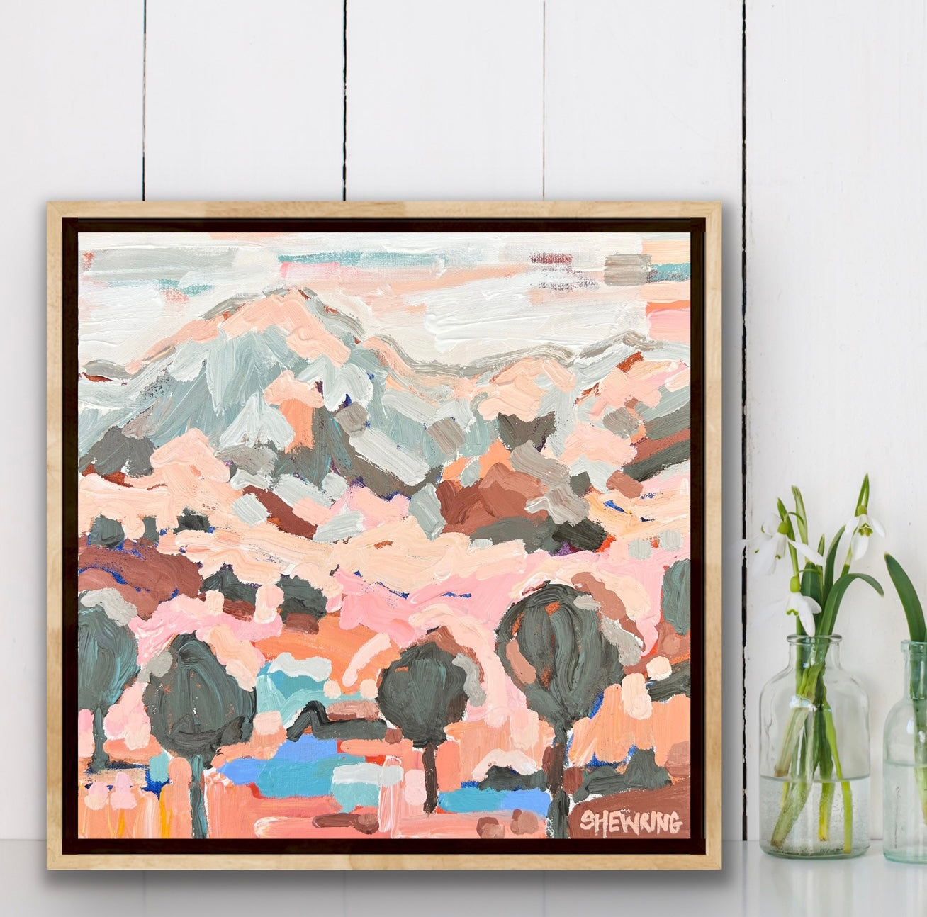 Tranquility 33x33cm FRAMED ***exclusively sold at JUMBLED Online