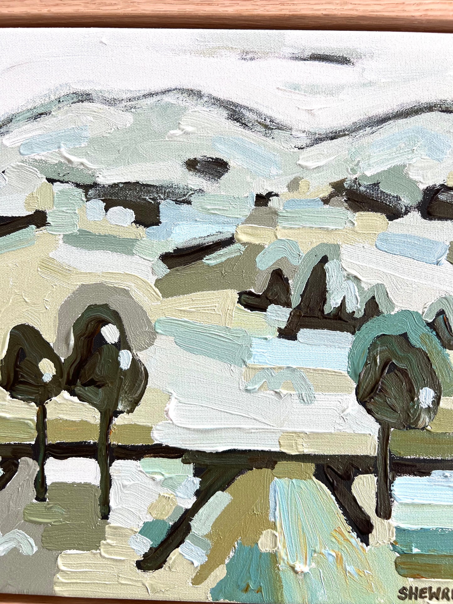After The Rain 33x33 cm FRAMED SOLD