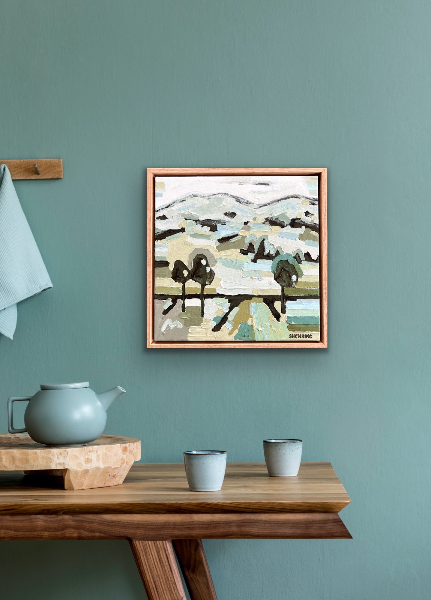 After The Rain 33x33 cm FRAMED SOLD