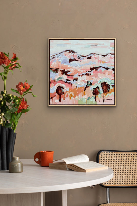 Autumn Light 53 x 53 cm FRAMED