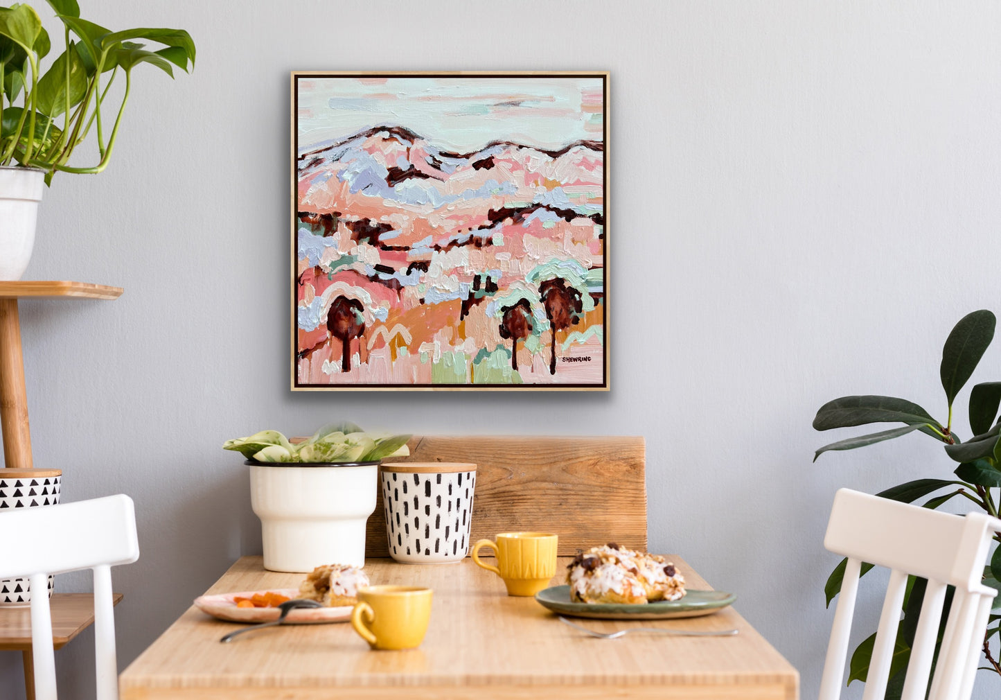 Autumn Light 53 x 53 cm FRAMED