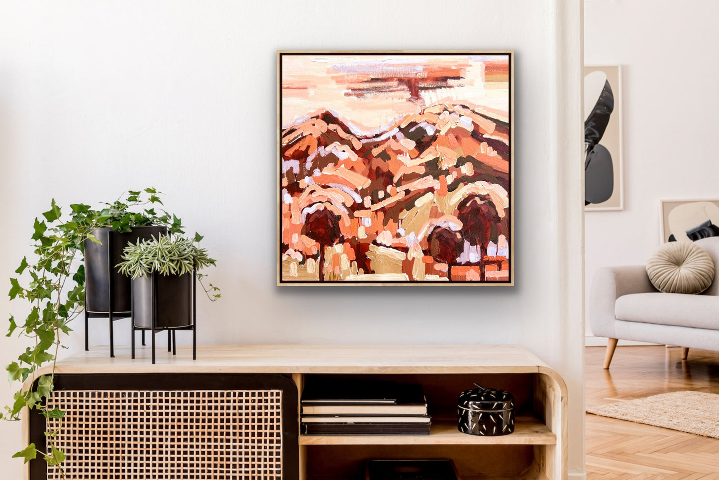 Autumn Season 48x48cm FRAMED SOLD