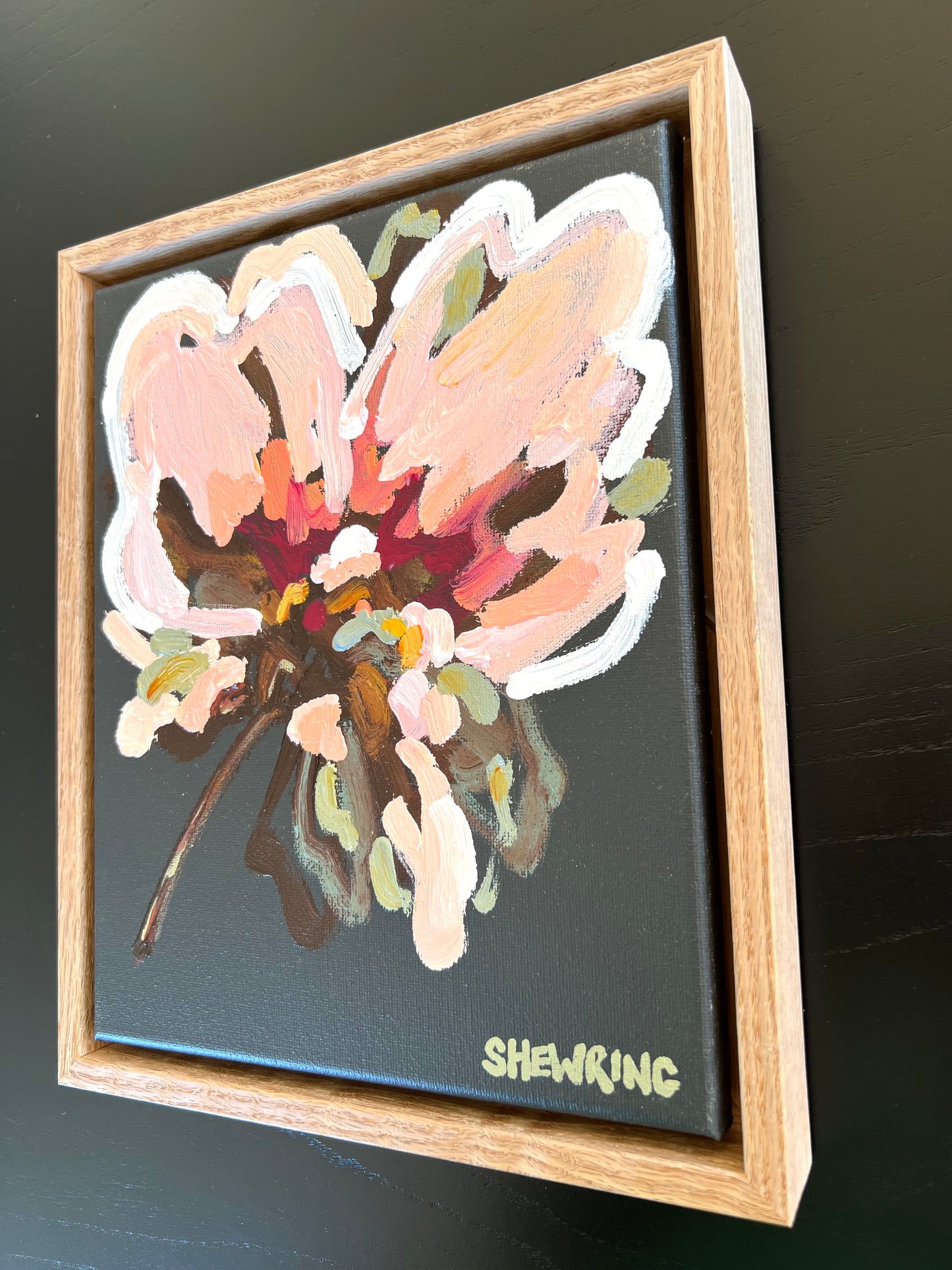 Petals Of Love (II) 28x23cm FRAMED SOLD