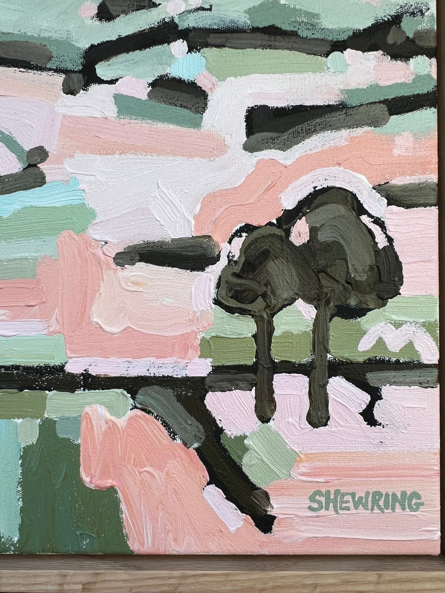 Before The Rain 33x33 cm FRAMED SOLD
