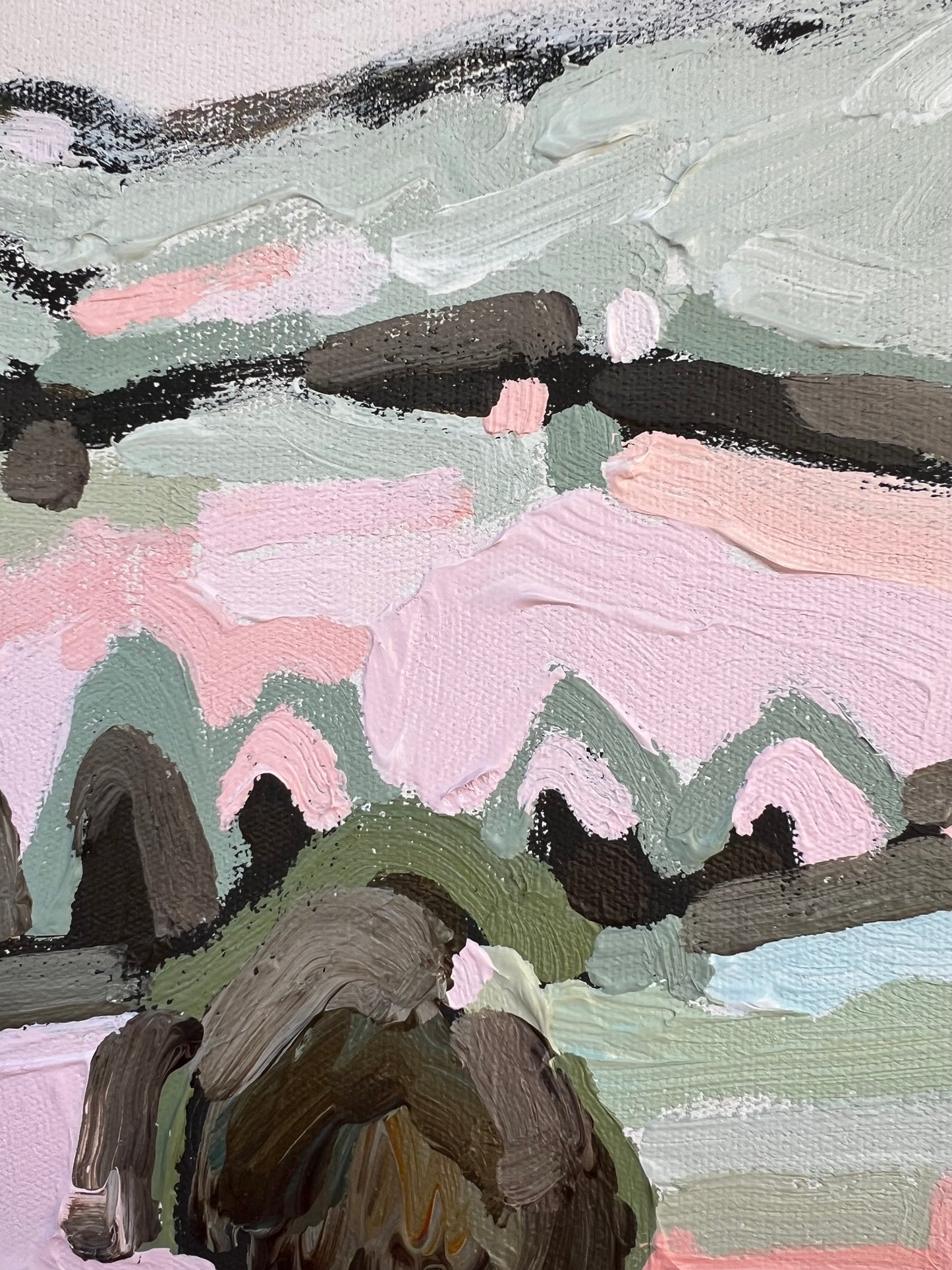Before The Rain 33x33 cm FRAMED SOLD