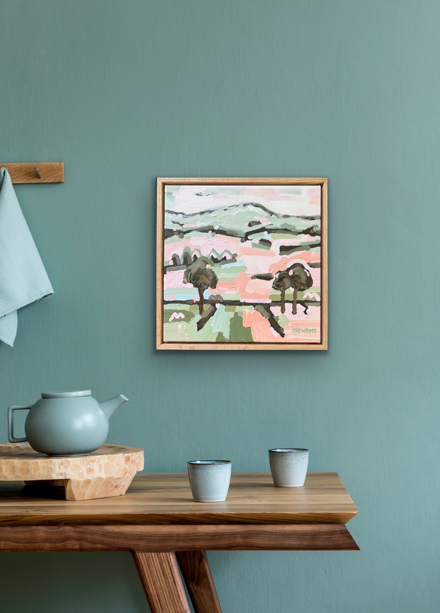 Before The Rain 33x33 cm FRAMED SOLD