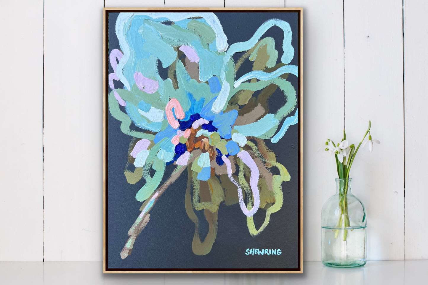 Blue Sunshine 43x33cm FRAMED SOLD