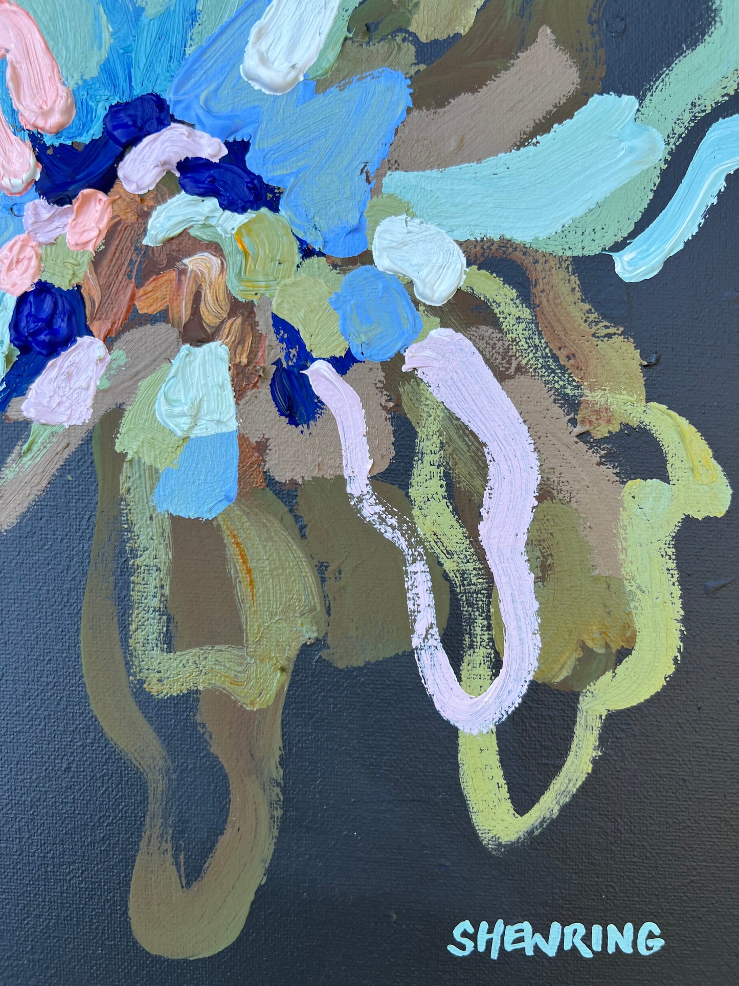 Blue Sunshine 43x33cm FRAMED SOLD