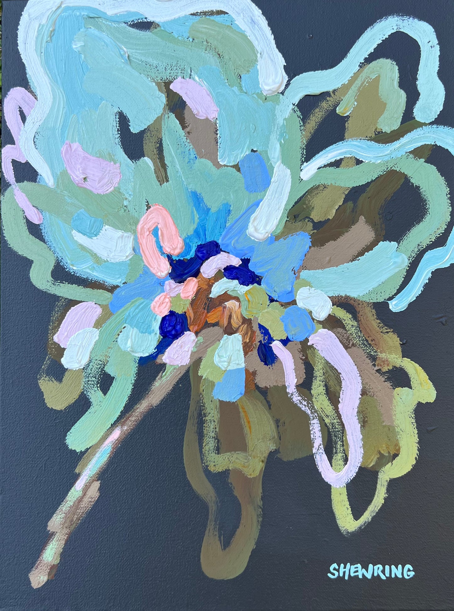Blue Sunshine 43x33cm FRAMED SOLD
