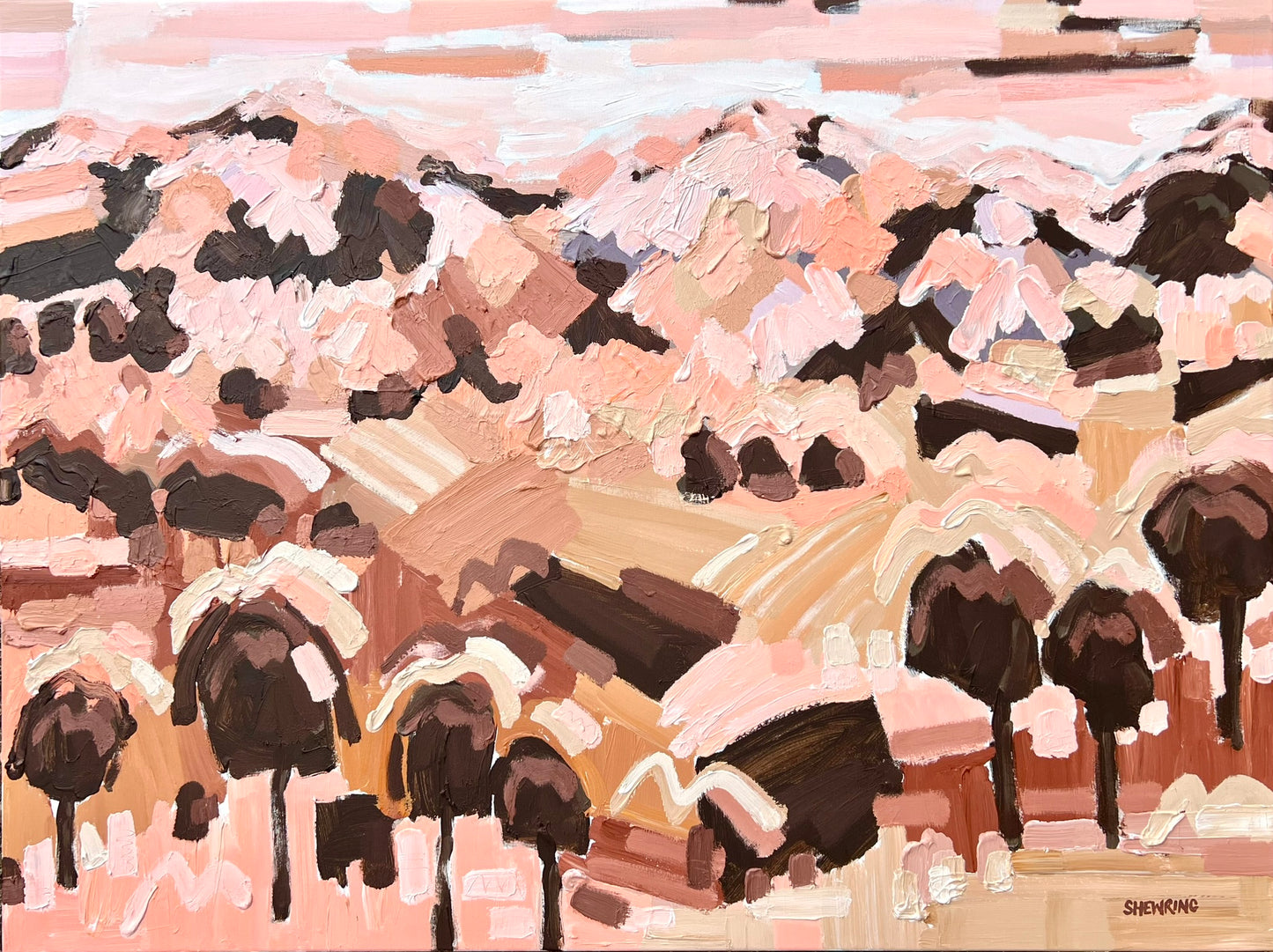 Country Life 123x93cm FRAMED SOLD
