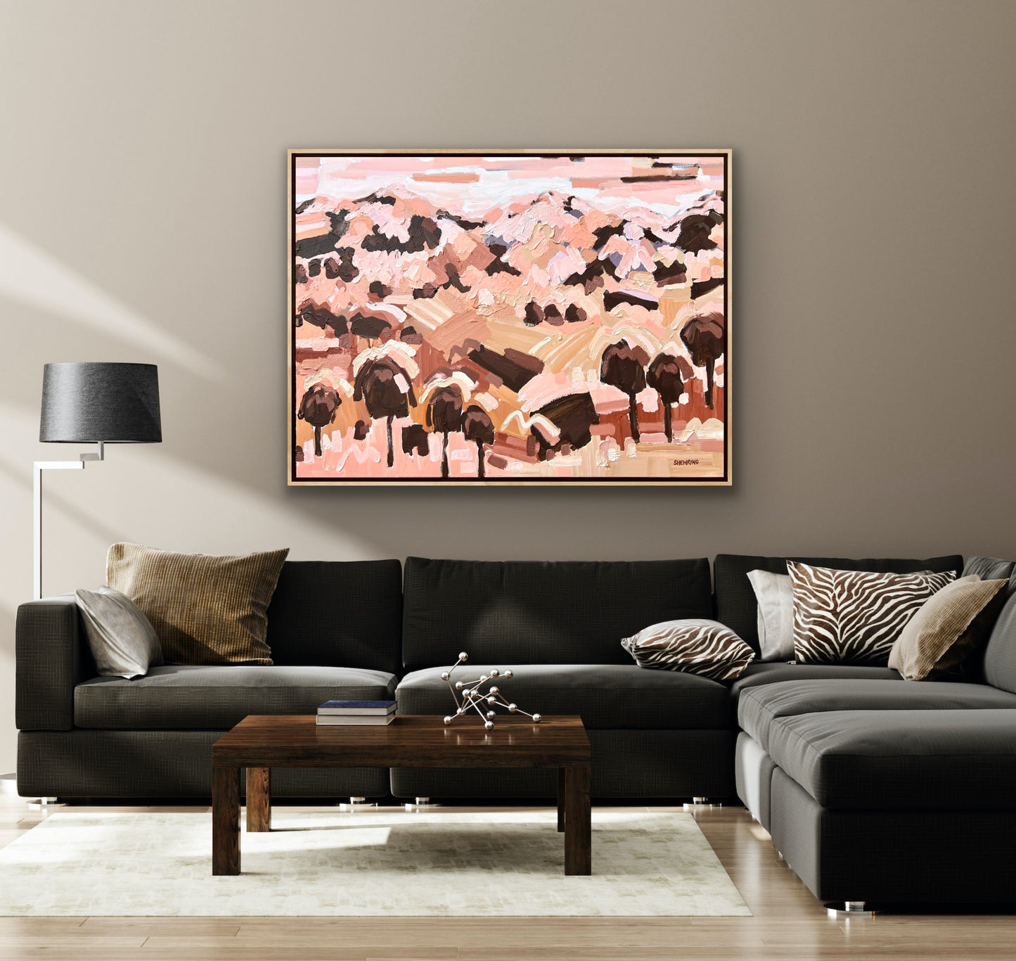 Country Life 123x93cm FRAMED