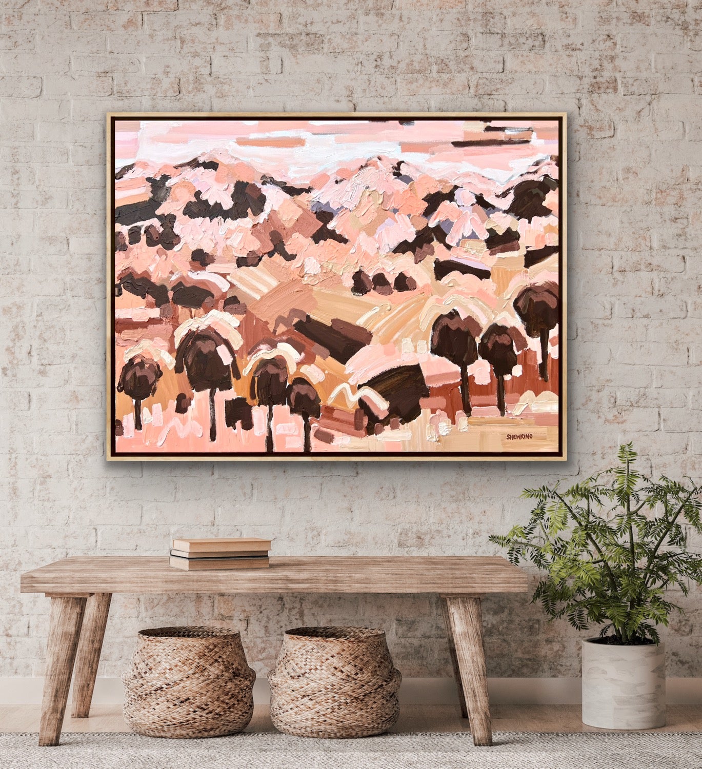 Country Life 123x93cm FRAMED