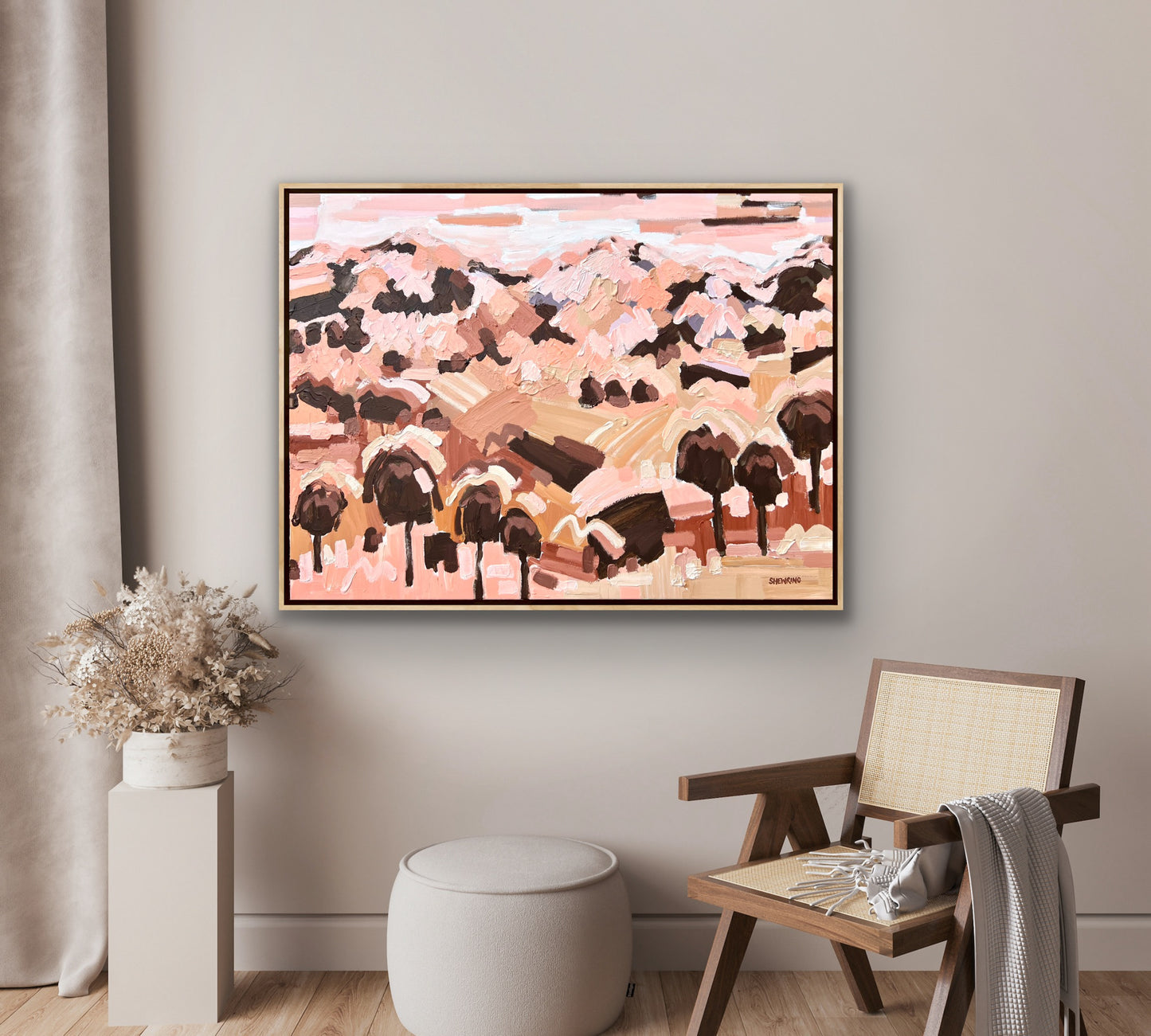 Country Life 123x93cm FRAMED SOLD