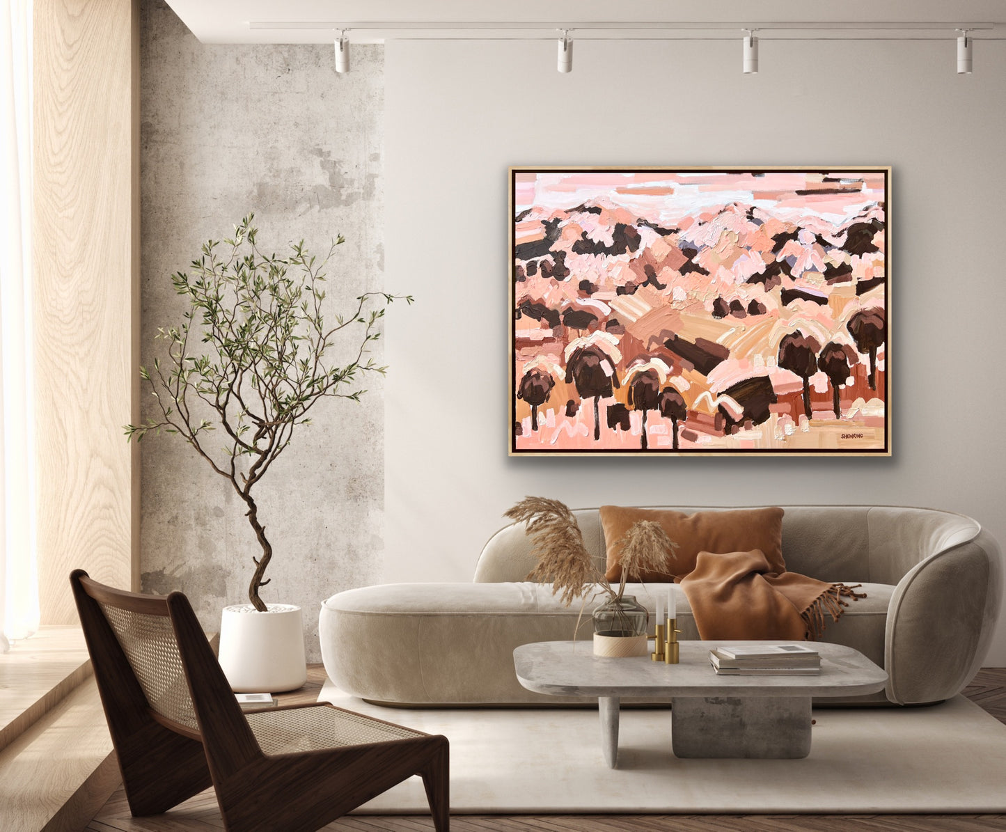 Country Life 123x93cm FRAMED