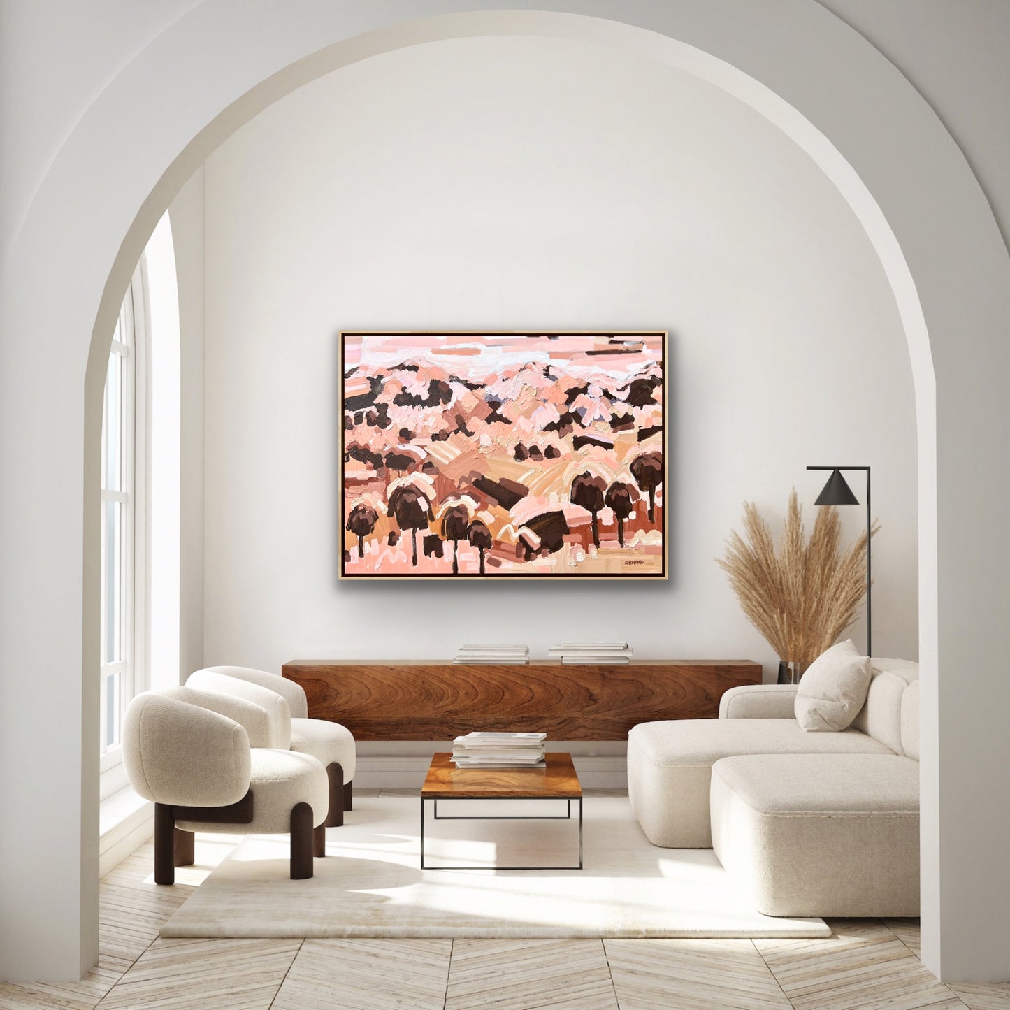 Country Life 123x93cm FRAMED