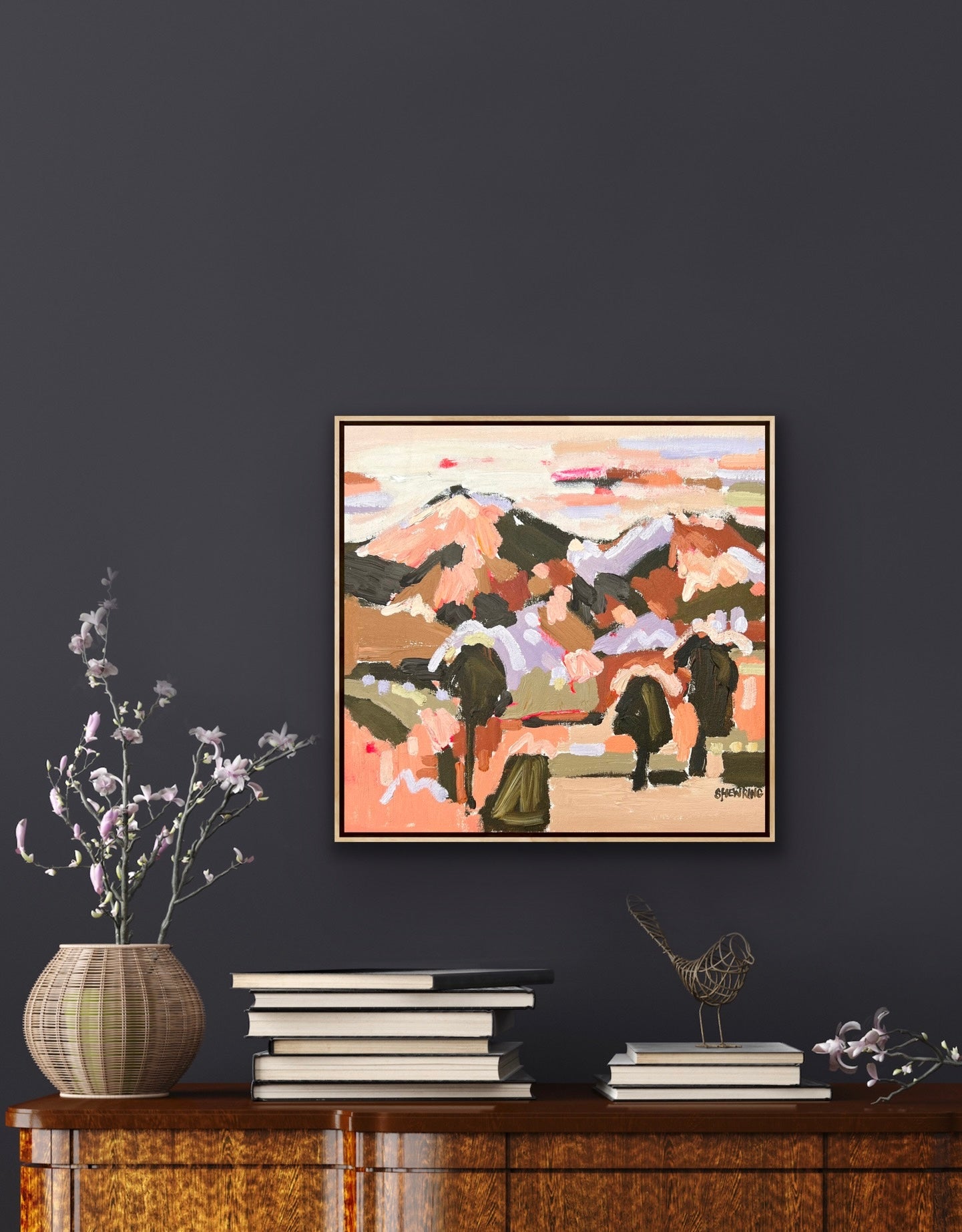 Countryside Delights 38x38cm FRAMED