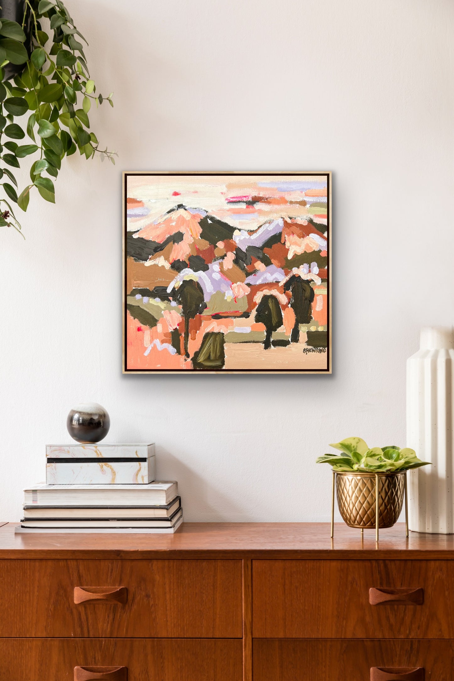 Countryside Delights 38x38cm FRAMED