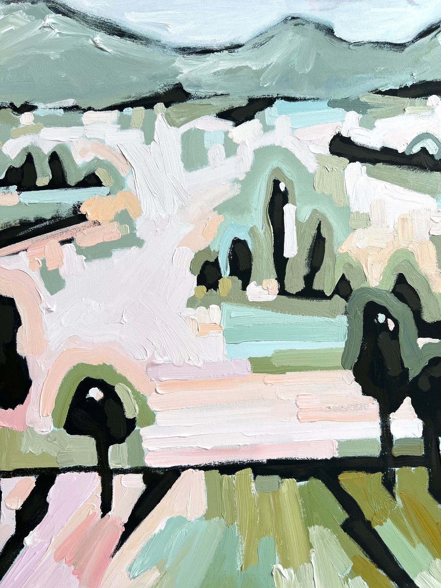 Day Full Of Love 103 x 103cm FRAMED **SOLD for Naomi**