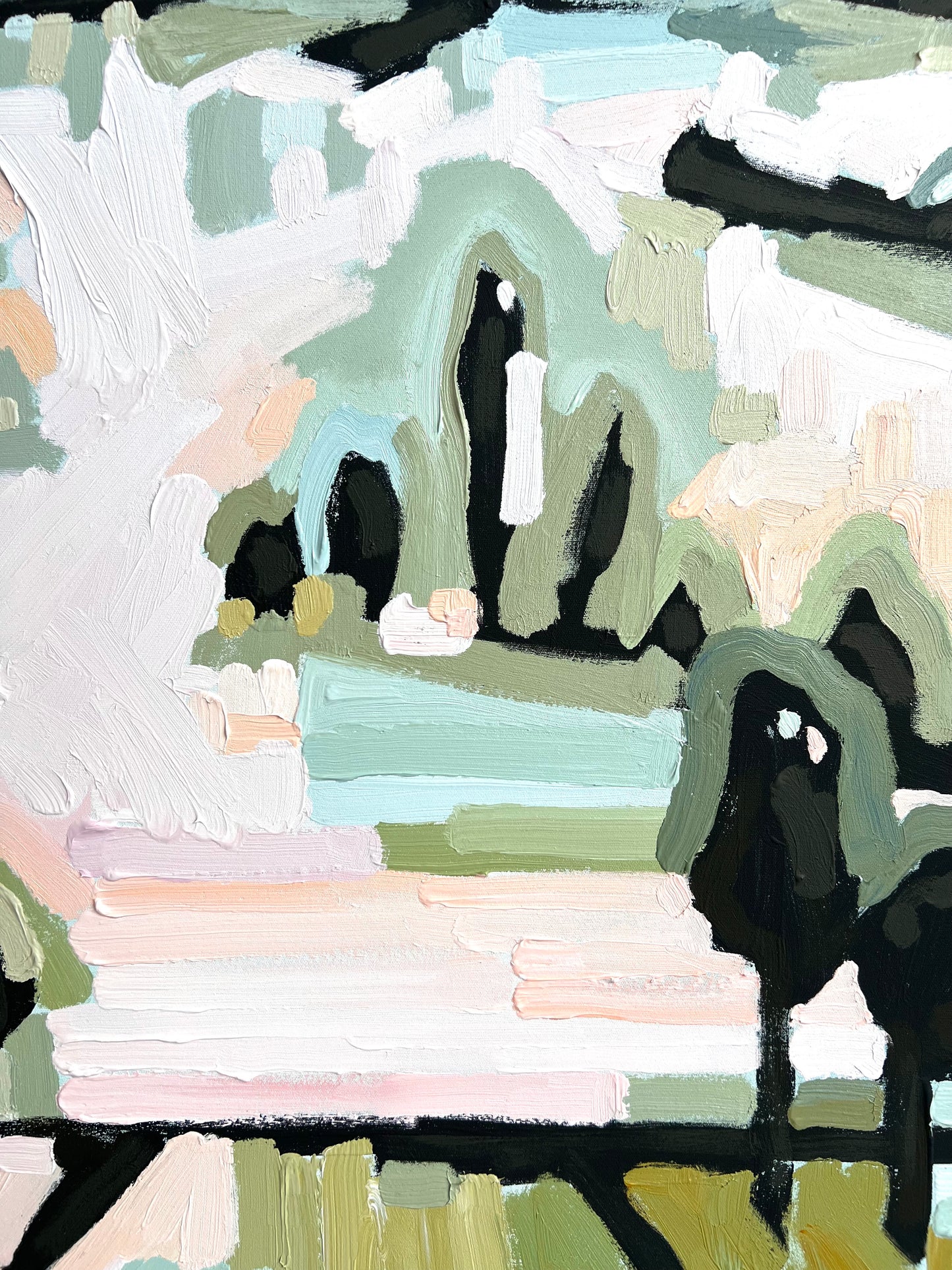 Day Full Of Love 103 x 103cm FRAMED **SOLD for Naomi**