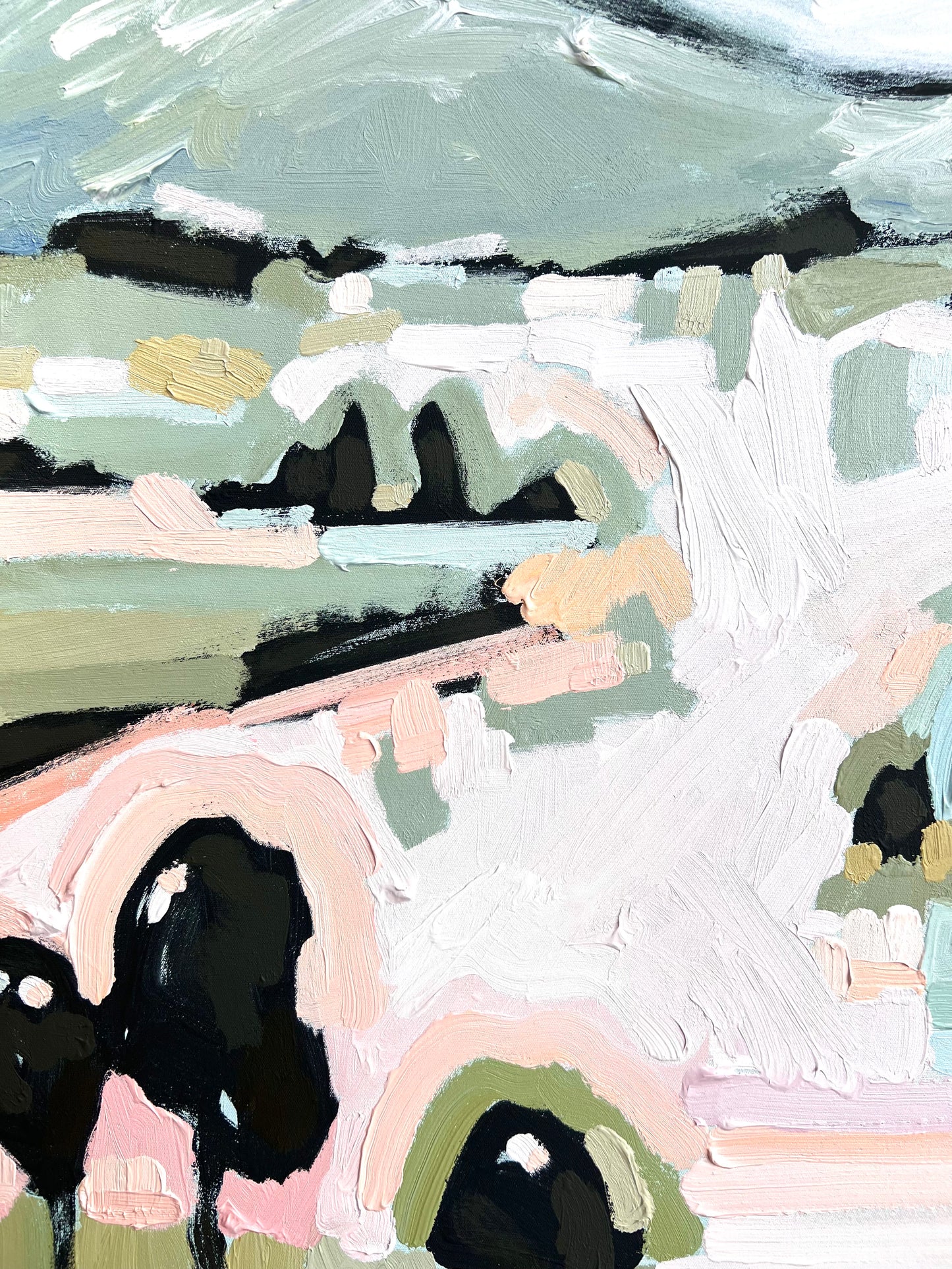 Day Full Of Love 103 x 103cm FRAMED **SOLD for Naomi**