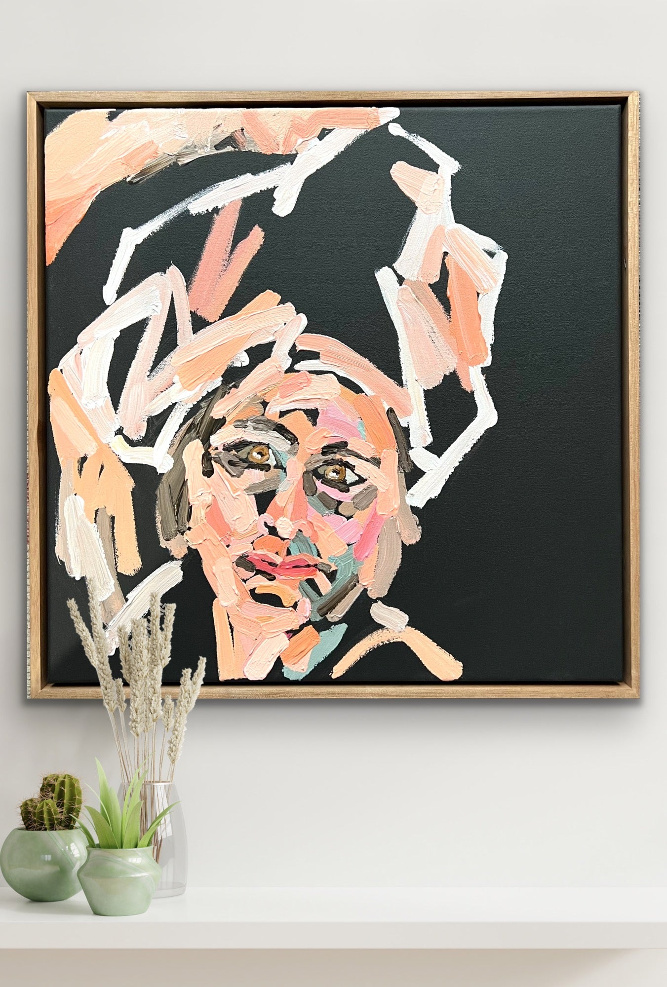 Drowning In Soft Plastics 53 x 53 cm FRAMED