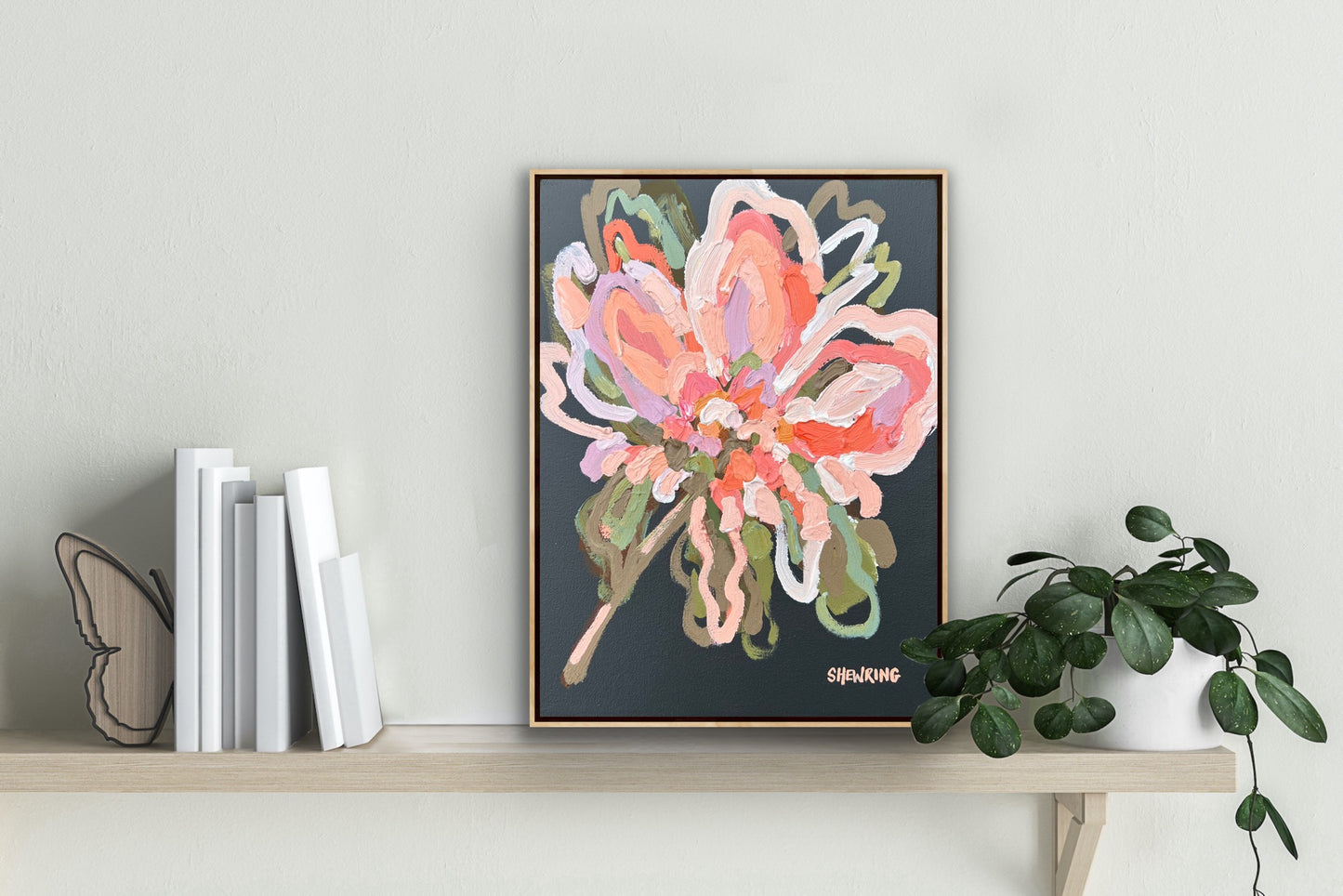 Flower Candy 43x33cm FRAMED SOLD