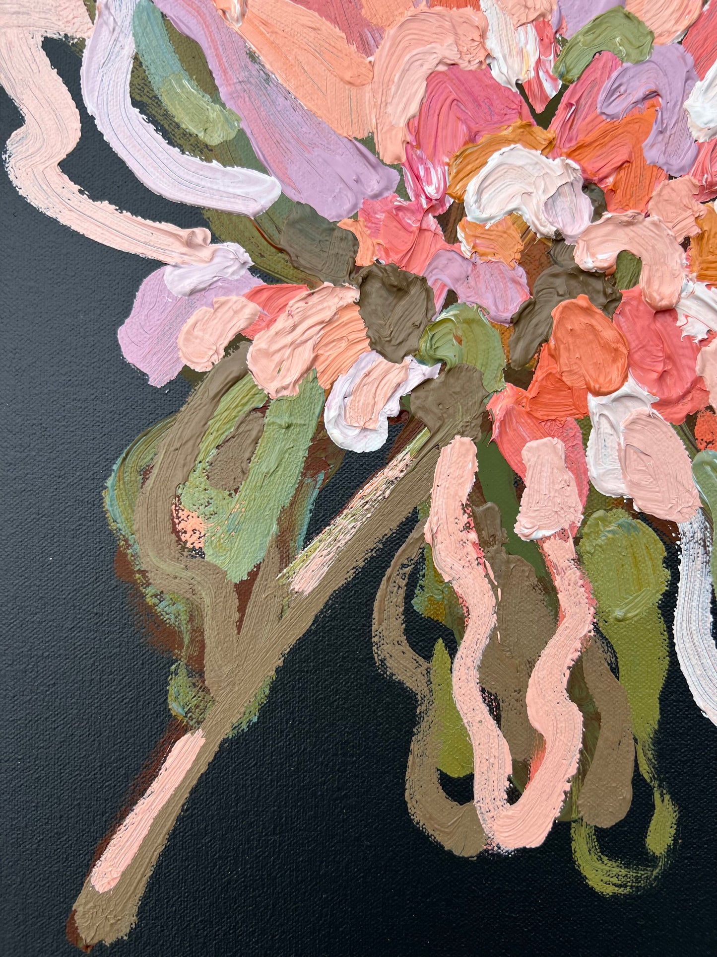 Flower Candy 43x33cm FRAMED SOLD