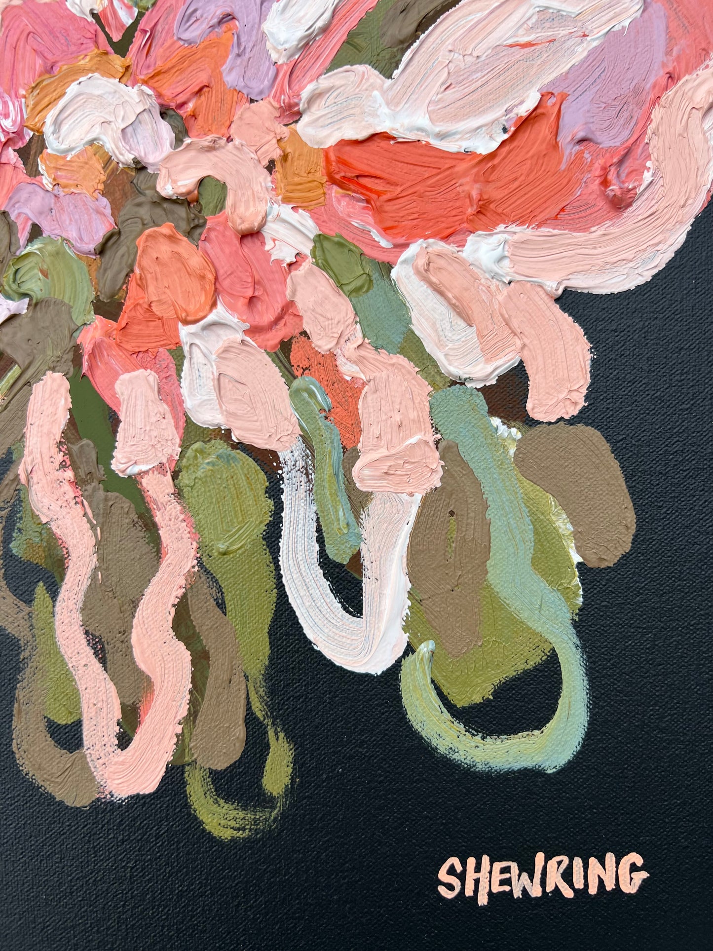 Flower Candy 43x33cm FRAMED SOLD