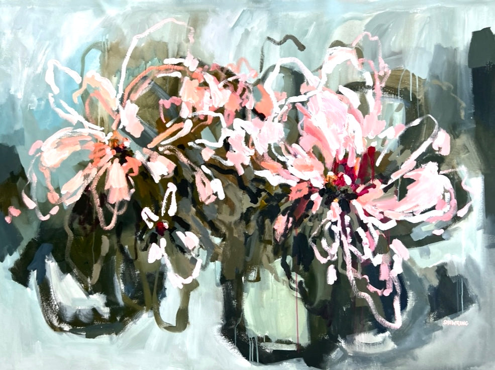 Flowers Of Love 175 x 133 cm Framed