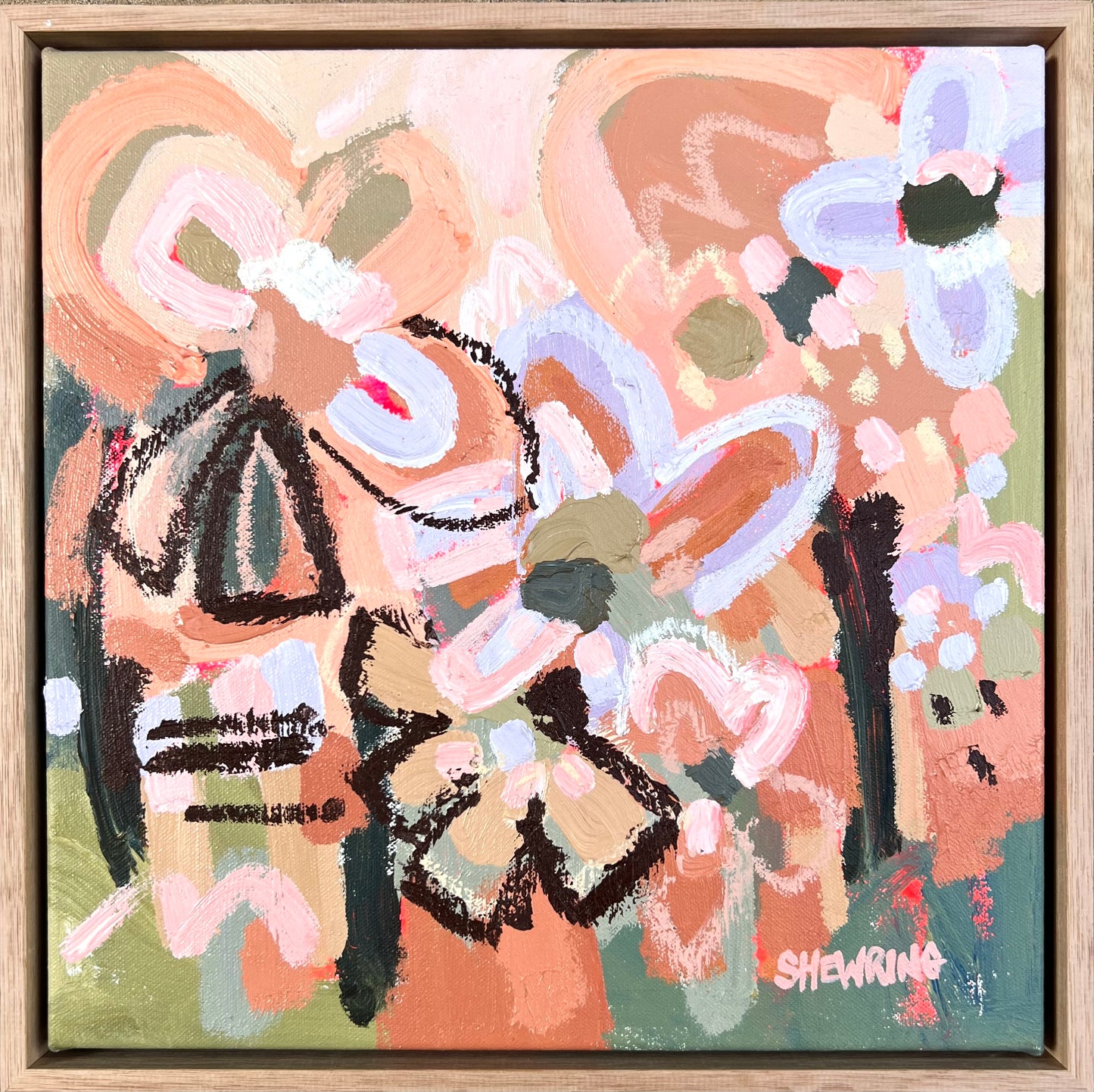 Ginger 33x33cm Framed SOLD