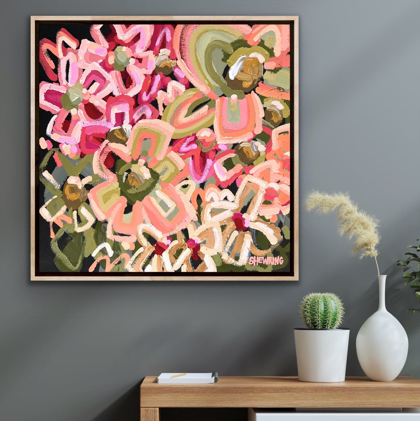 I'm In Love 43x43cm UNFRAMED SOLD