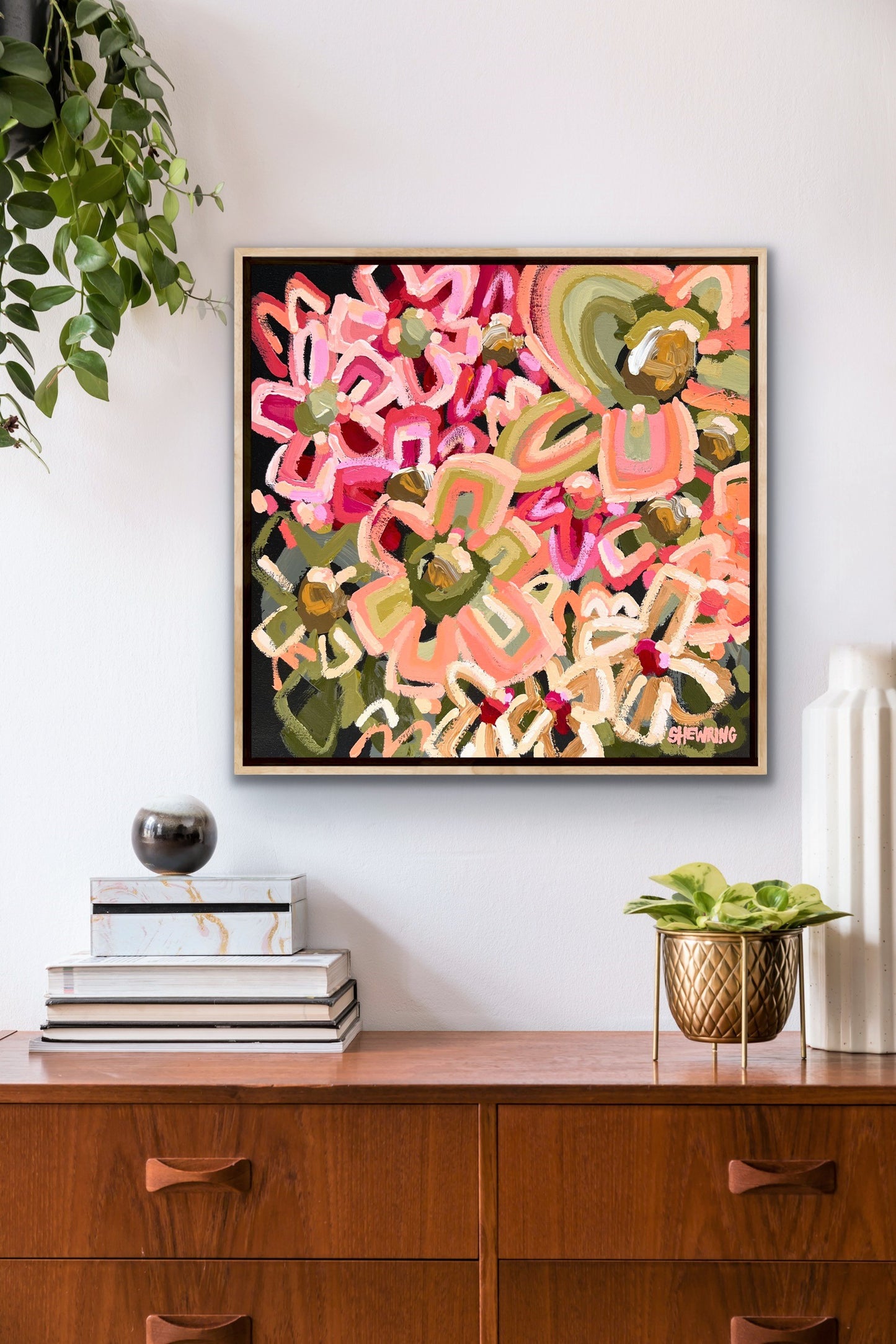 I'm In Love 43x43cm UNFRAMED SOLD