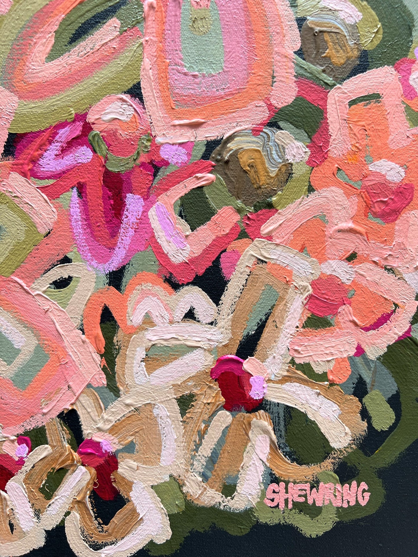 I'm In Love 43x43cm UNFRAMED SOLD