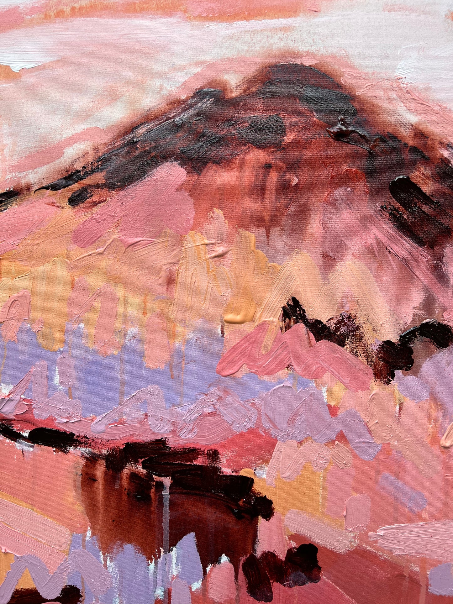 In Love With This Life 103x103cm FRAMED SOLD