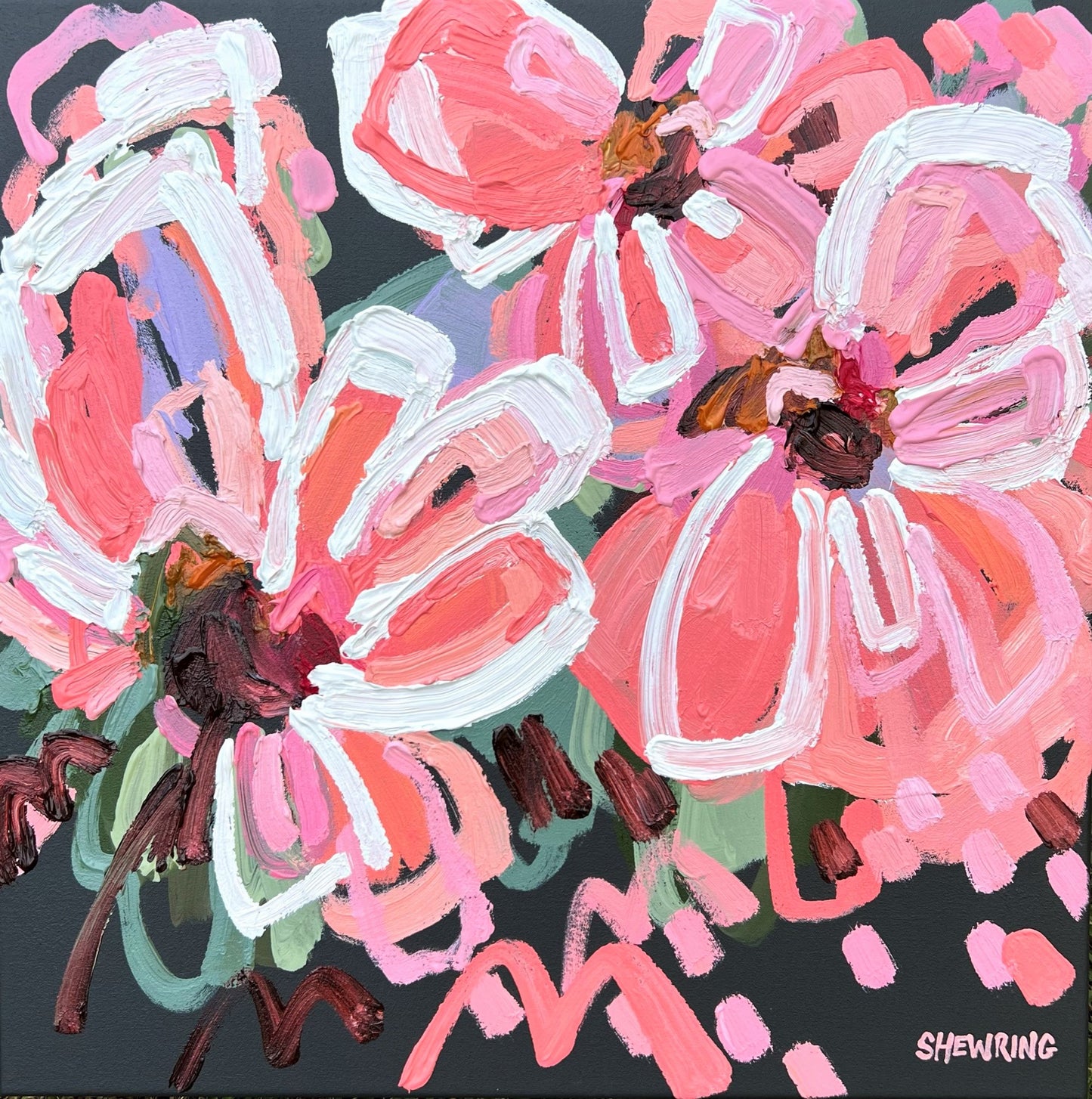 It Must Be Love 50x50cm FRAMED SOLD
