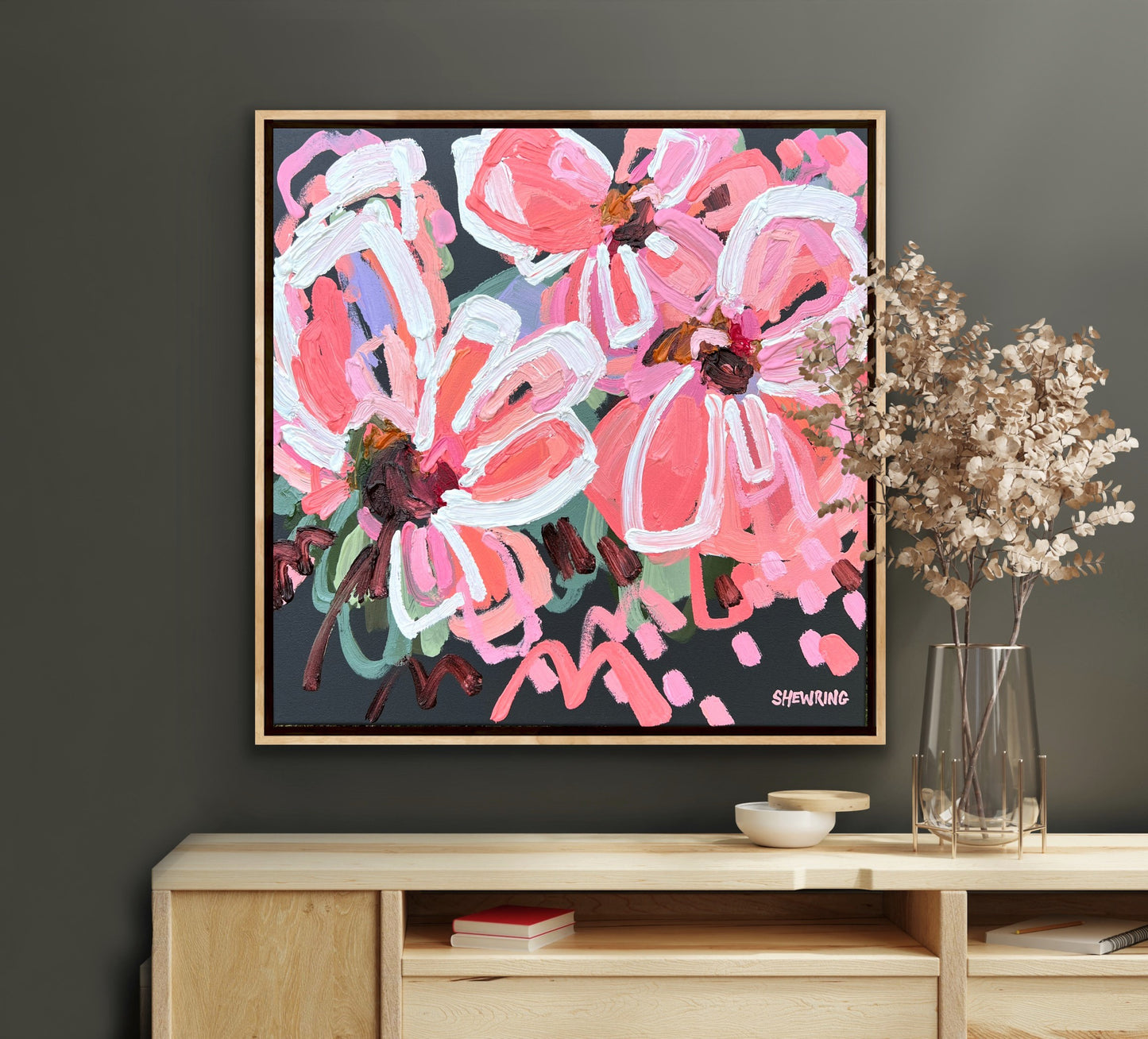 It Must Be Love 50x50cm FRAMED SOLD