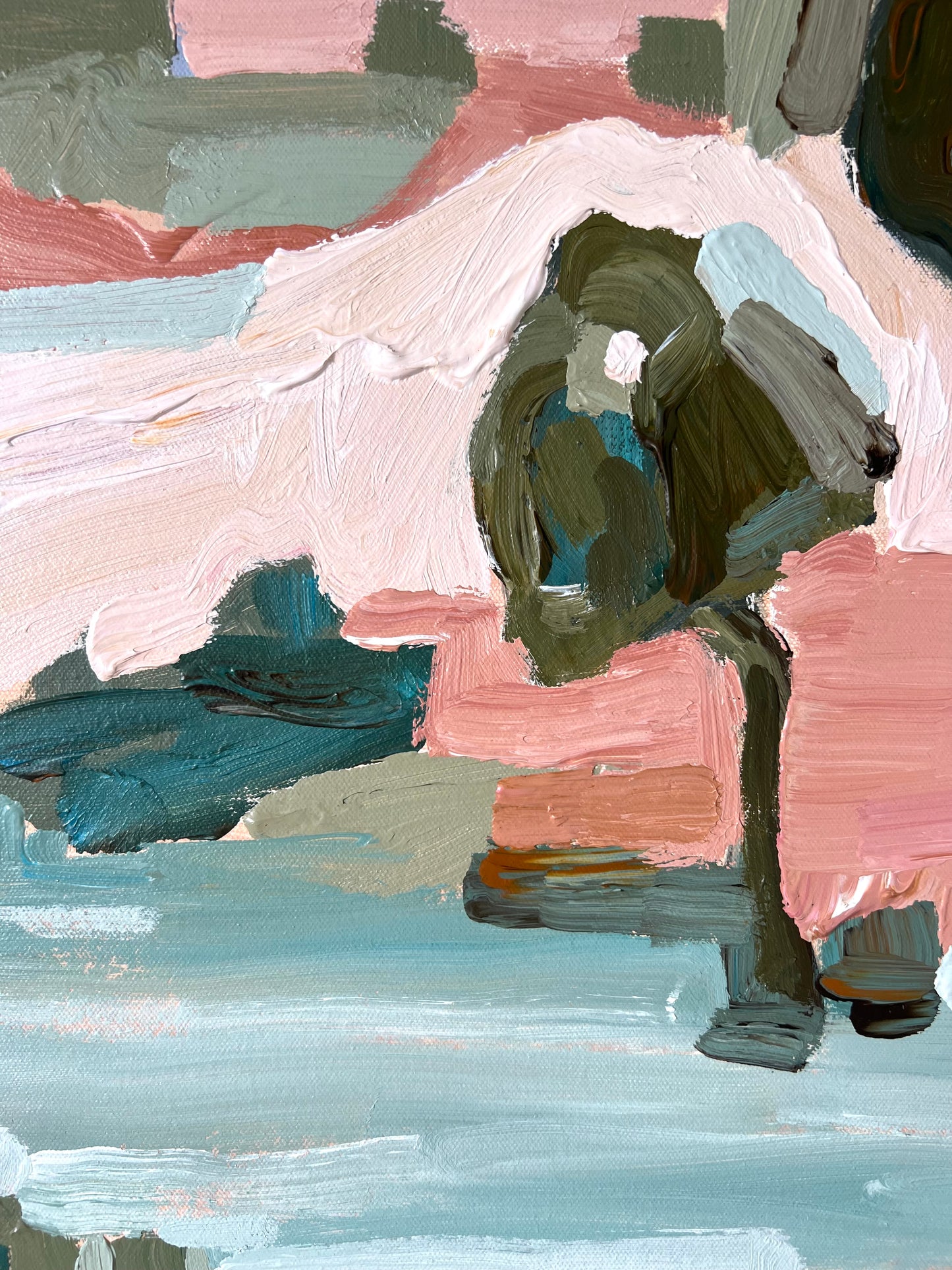 Landscape Of Love 103x103cm FRAMED