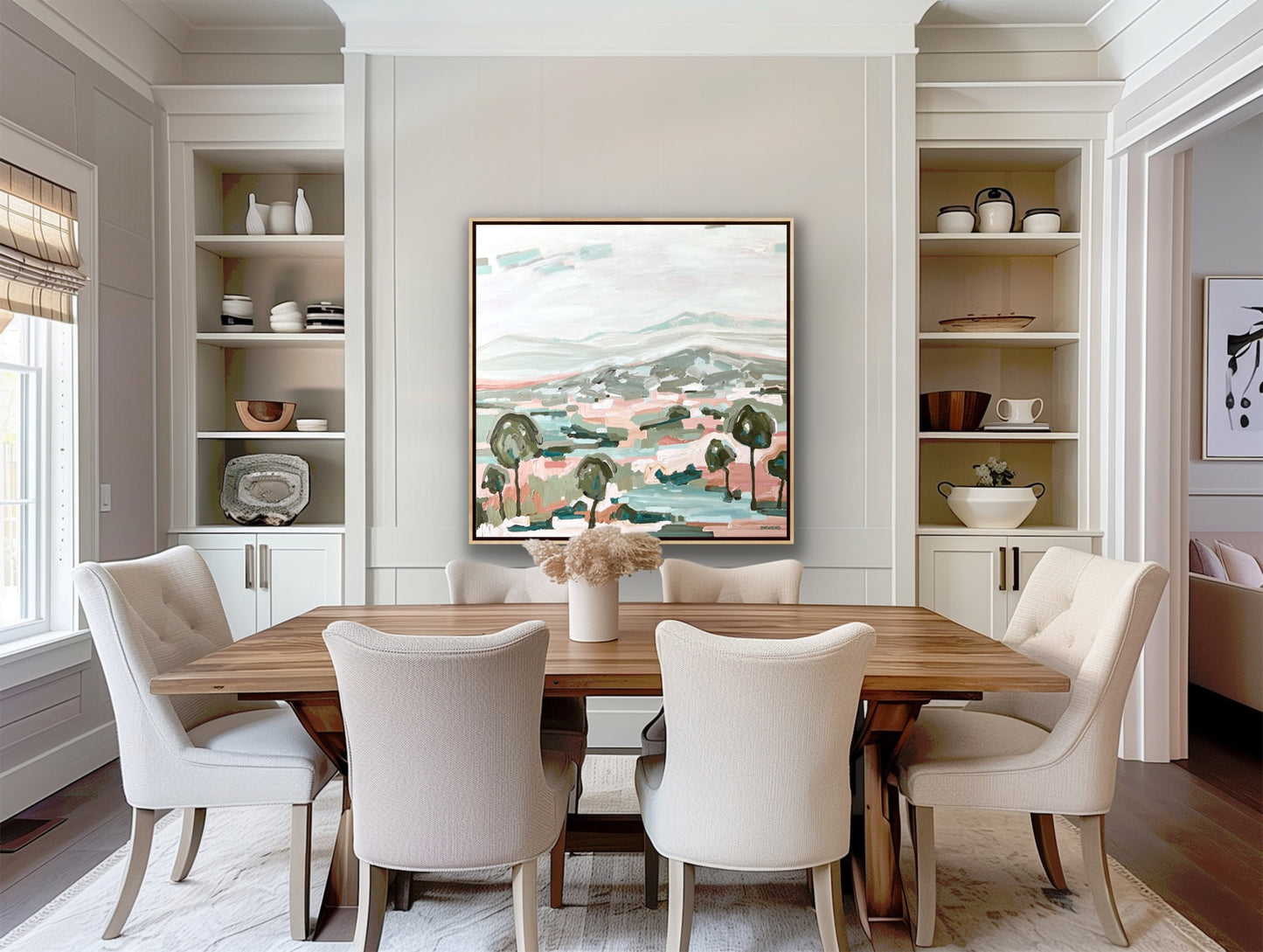 Landscape Of Love 103x103cm FRAMED