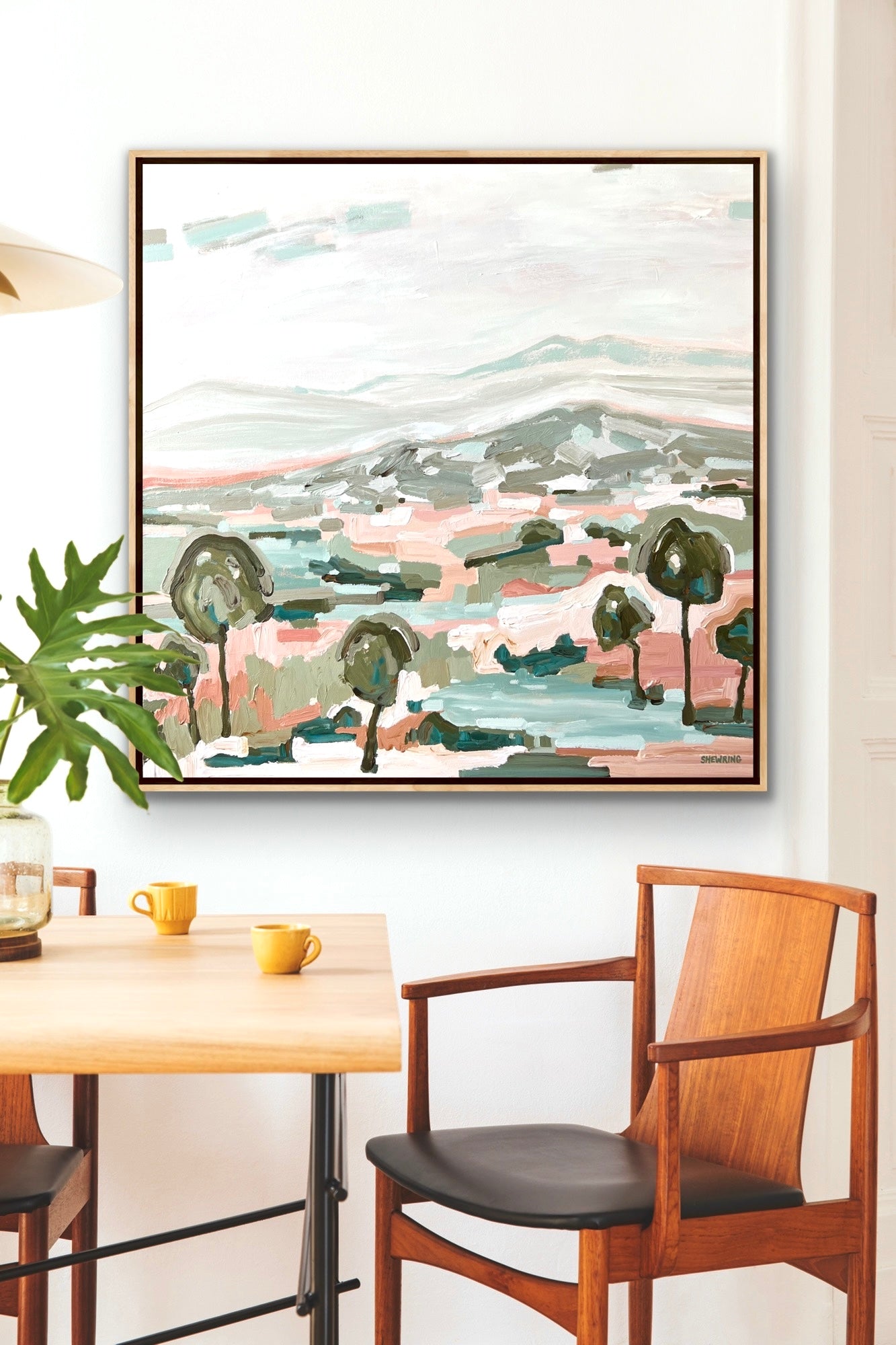 Landscape Of Love 103x103cm FRAMED