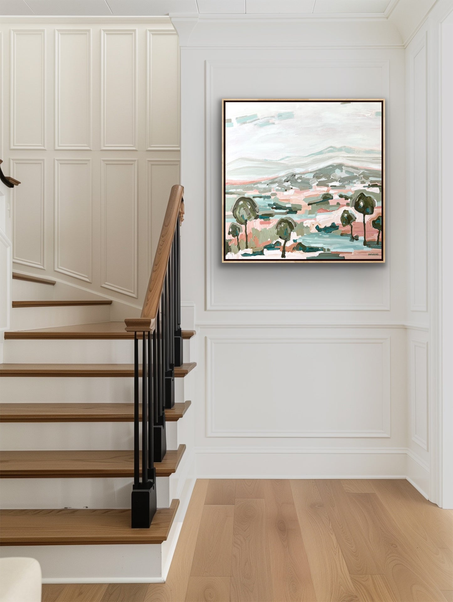 Landscape Of Love 103x103cm FRAMED