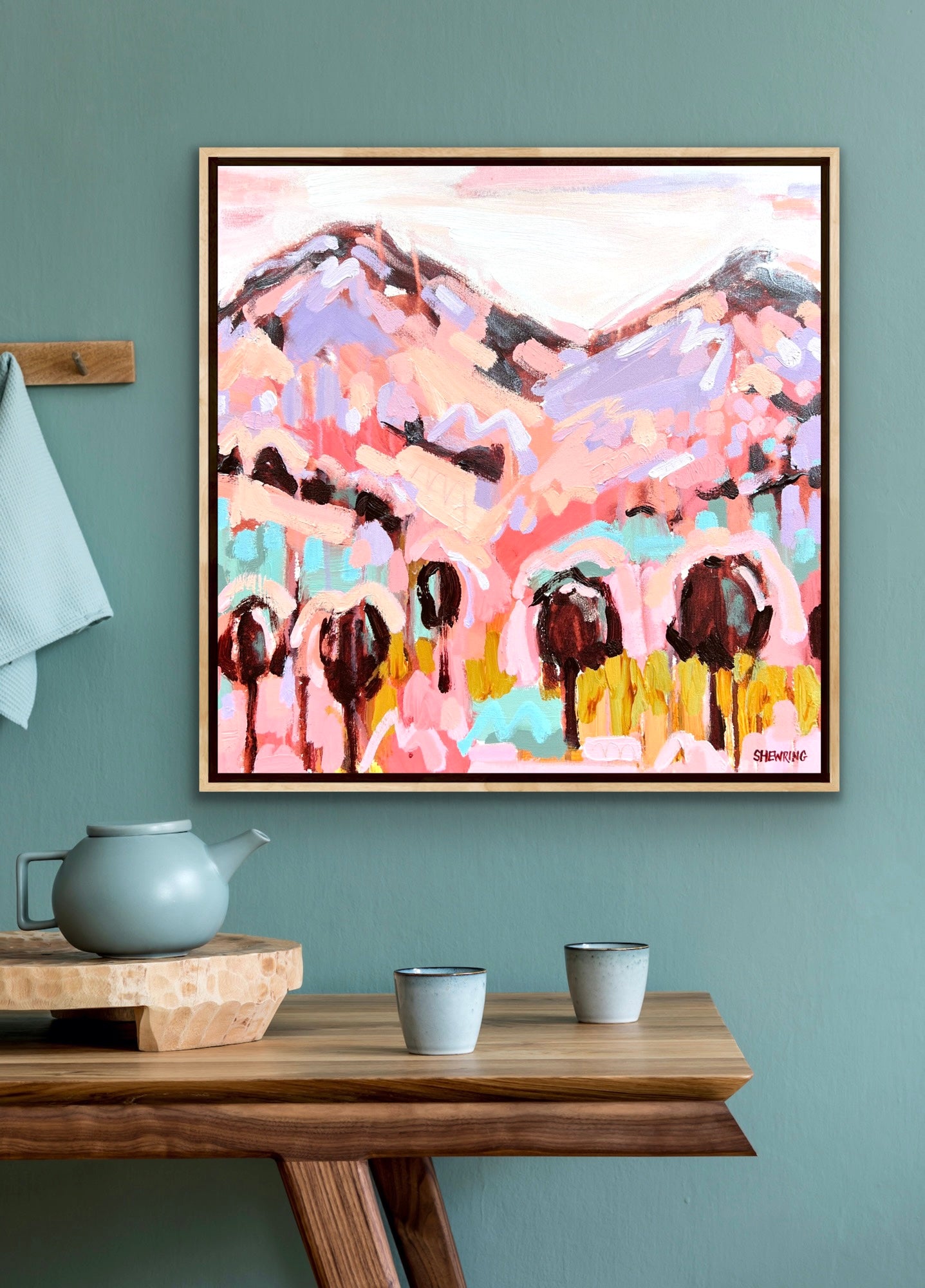 Life In The Sun FRAMED 53x53cm SOLD