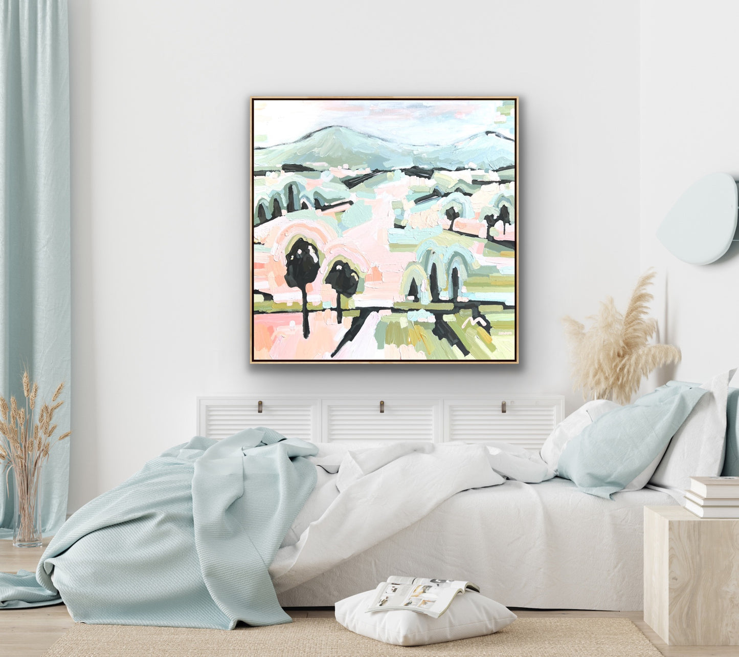 Love A Sunrise 103 x 103cm FRAMED SOLD