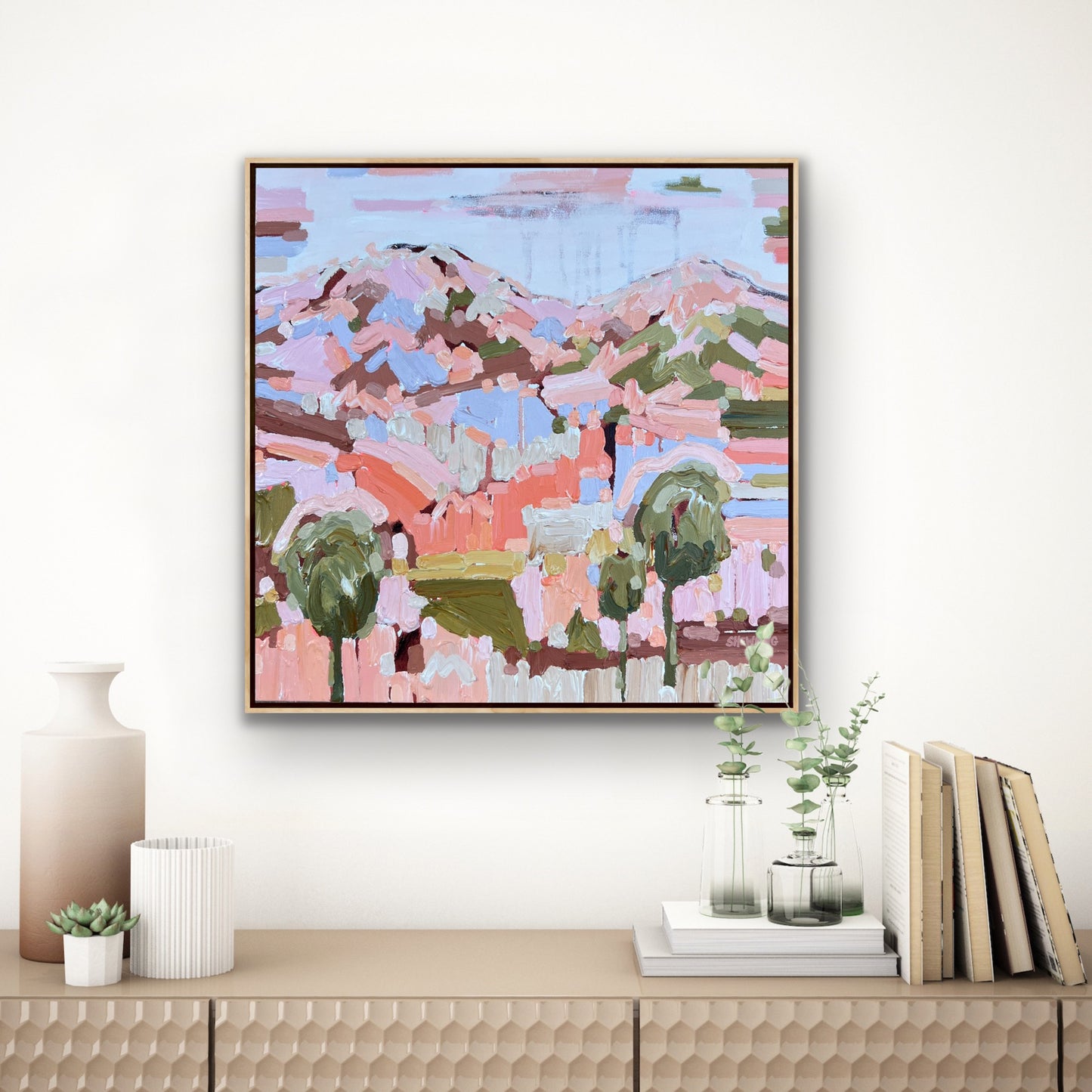 Love Is A Place 53x53cm FRAMED ***SOLD exclusively at JUMBLED Online**