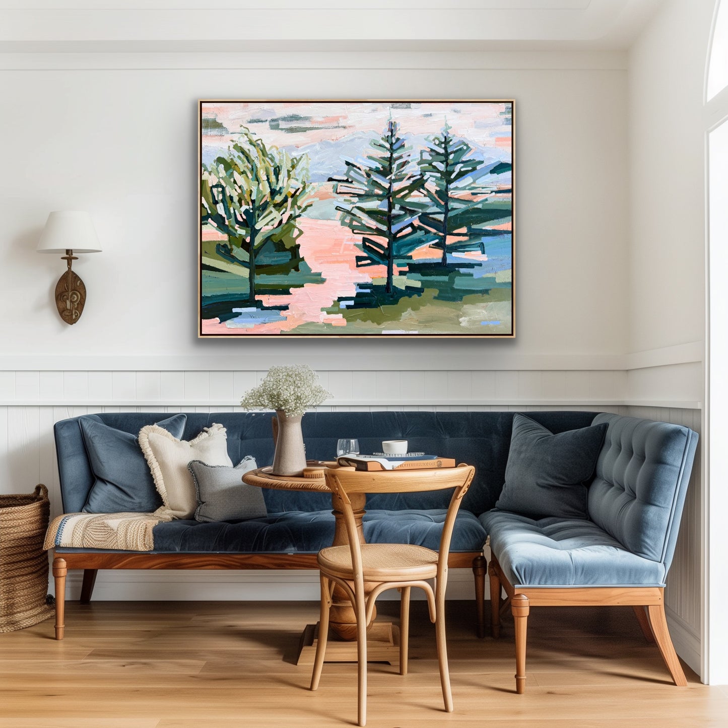 Love Our Walk On The Rail Trail 123x93cm FRAMED