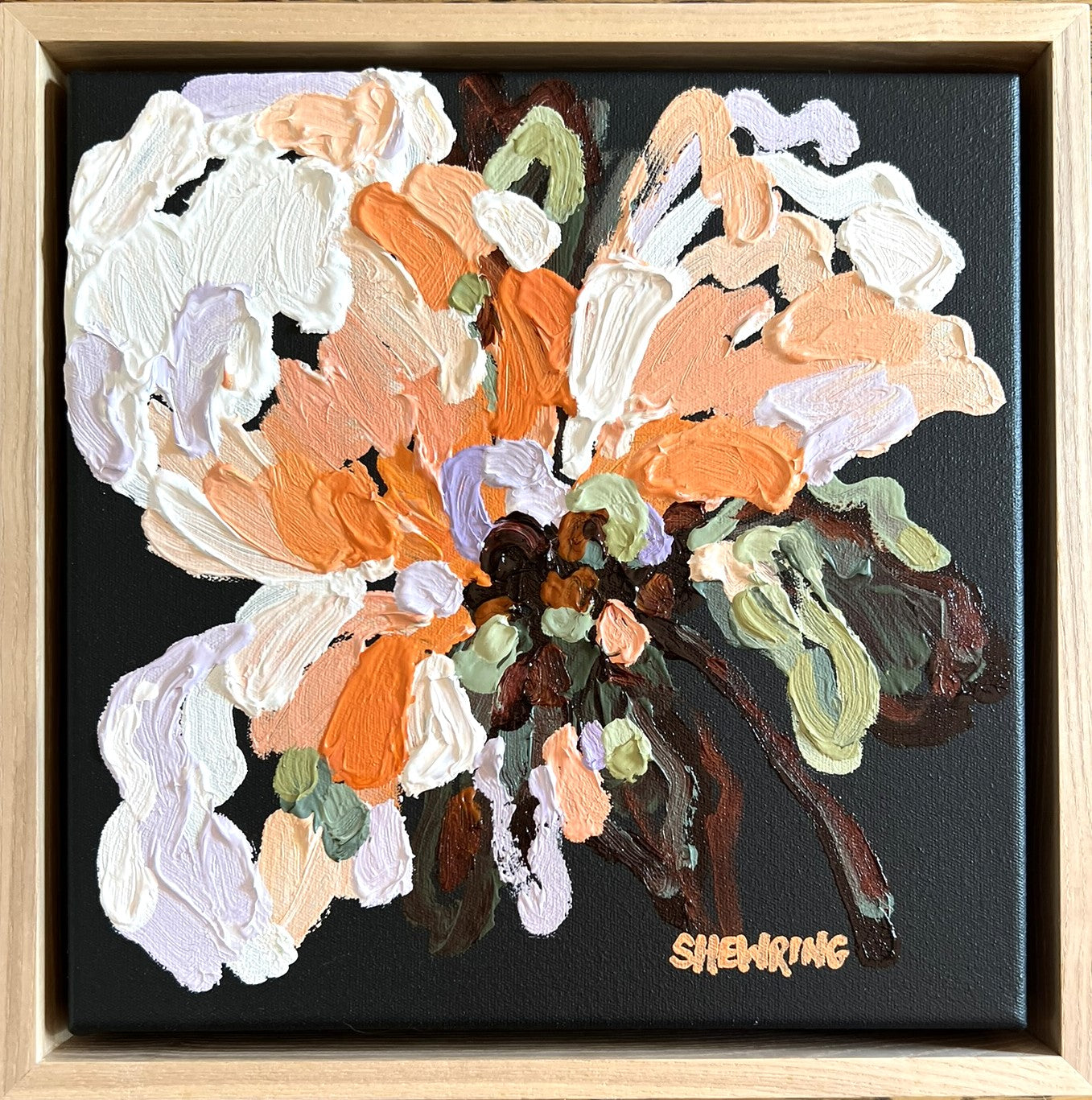 Love The Sun 28x28cm FRAMED SOLD